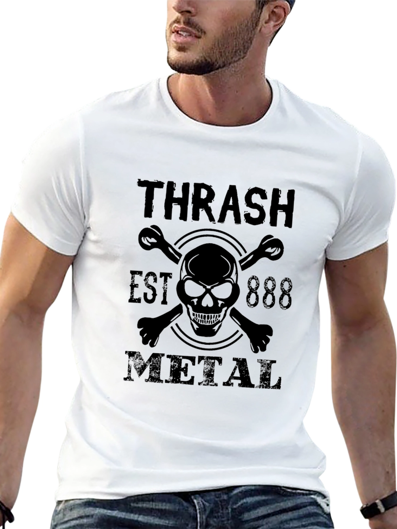 Thrash Metal Skull T-Shirt