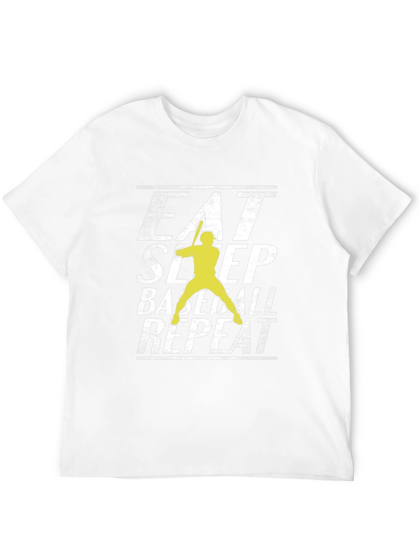 Eat Sleep Baseball Repeat Black T-Shirt