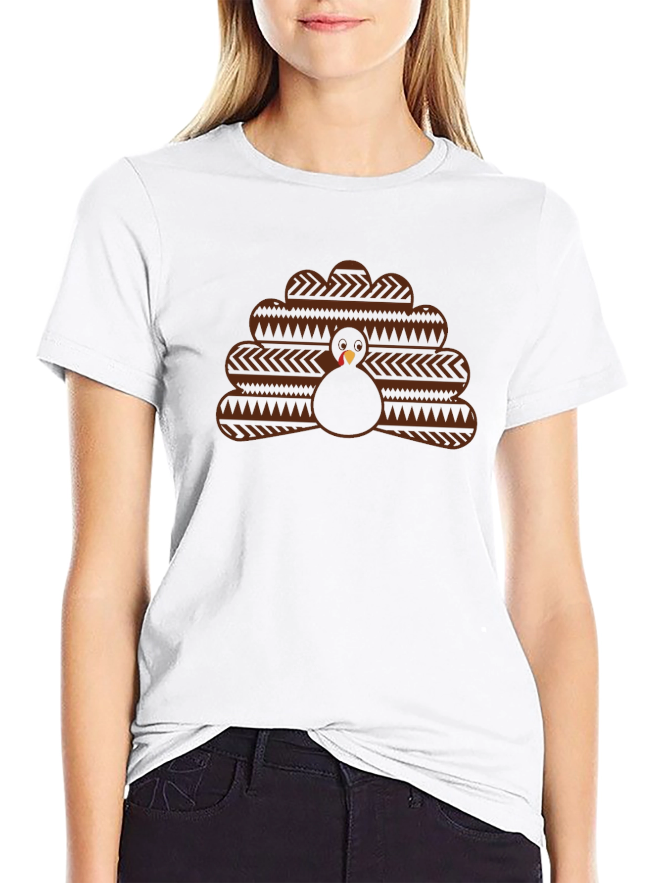 Thanksgiving Turkey Graphic T-Shirt