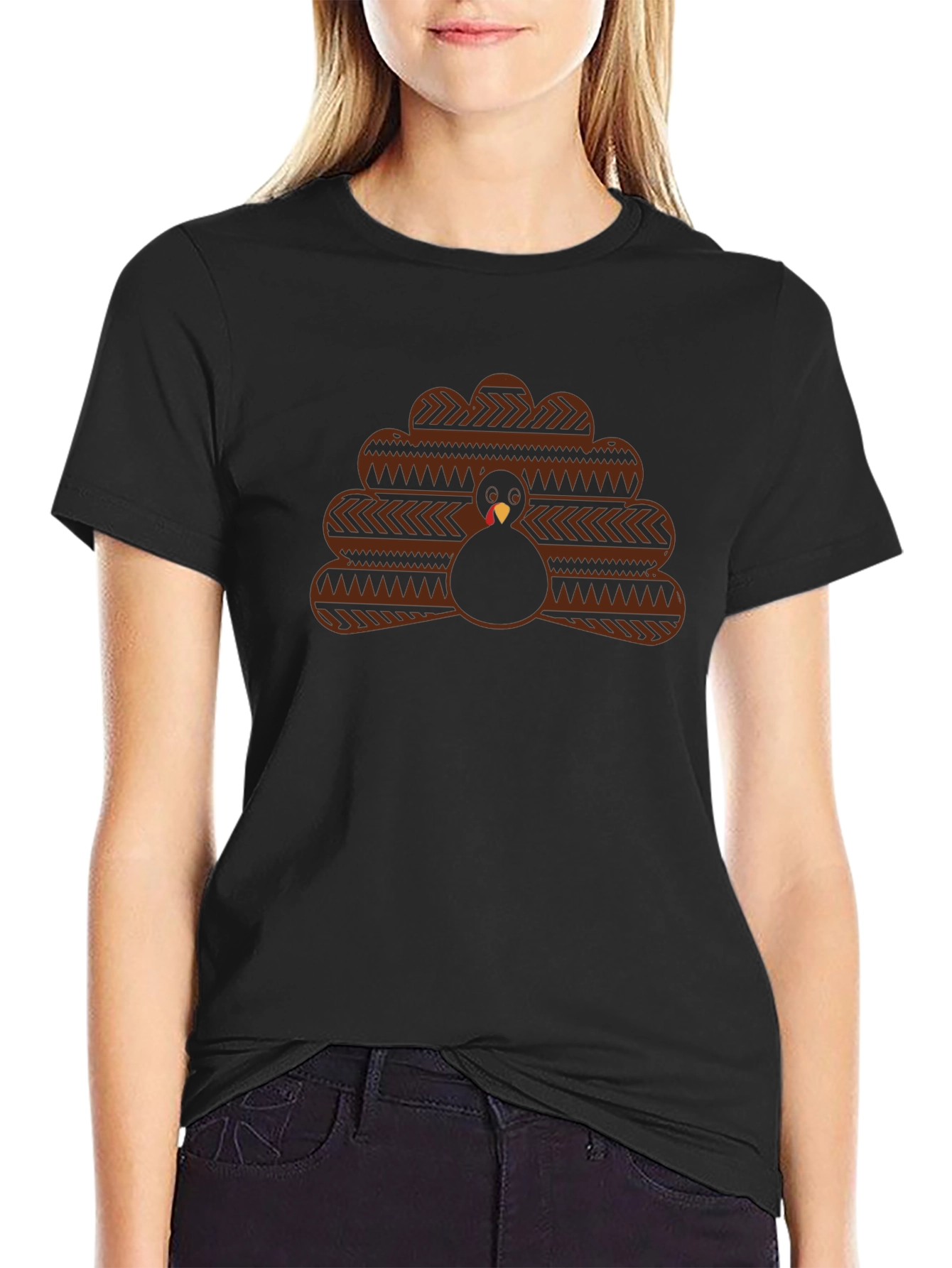 Thanksgiving Turkey Graphic T-Shirt