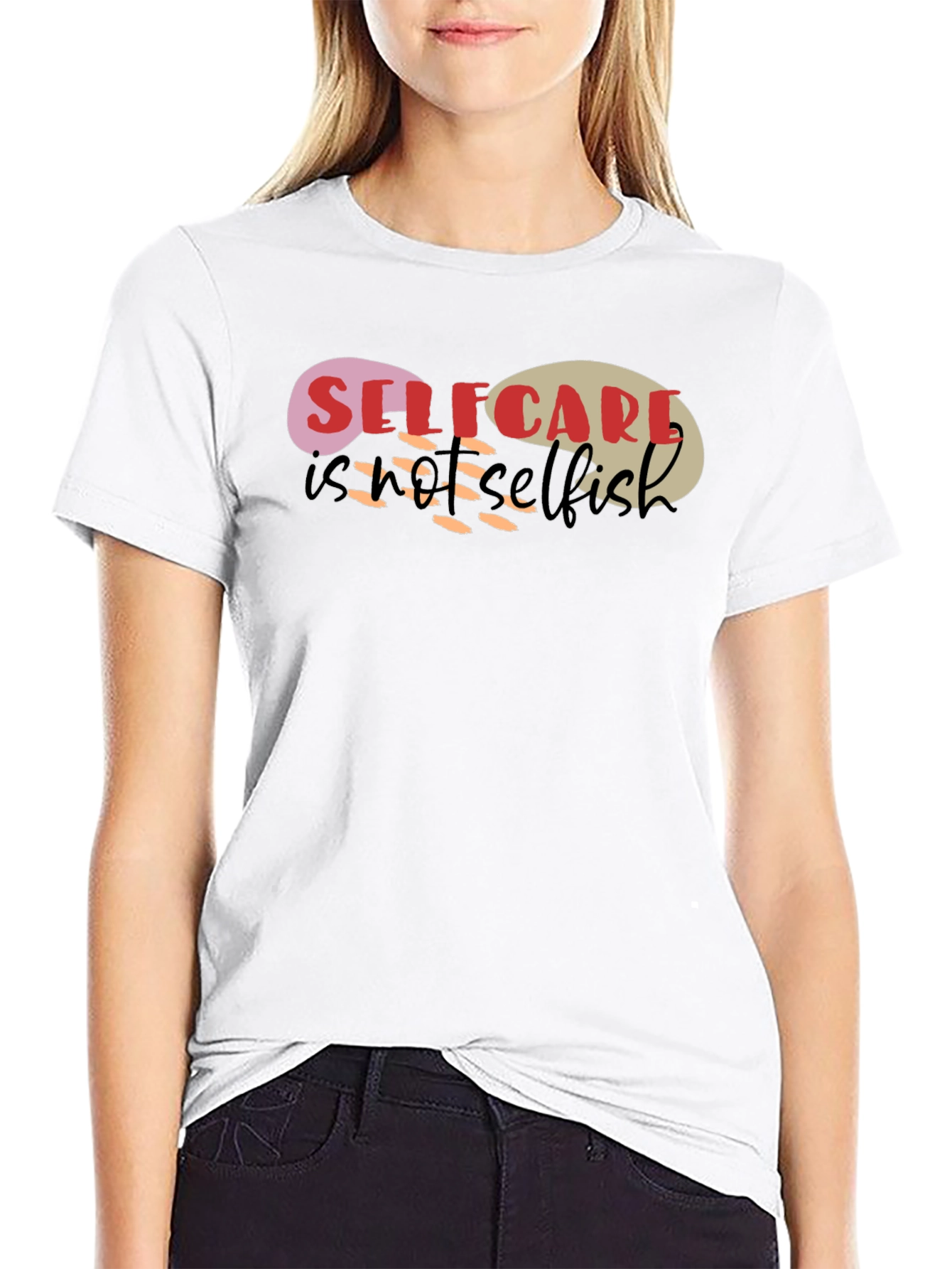 Self-Care Not Selfish Graphic Tee