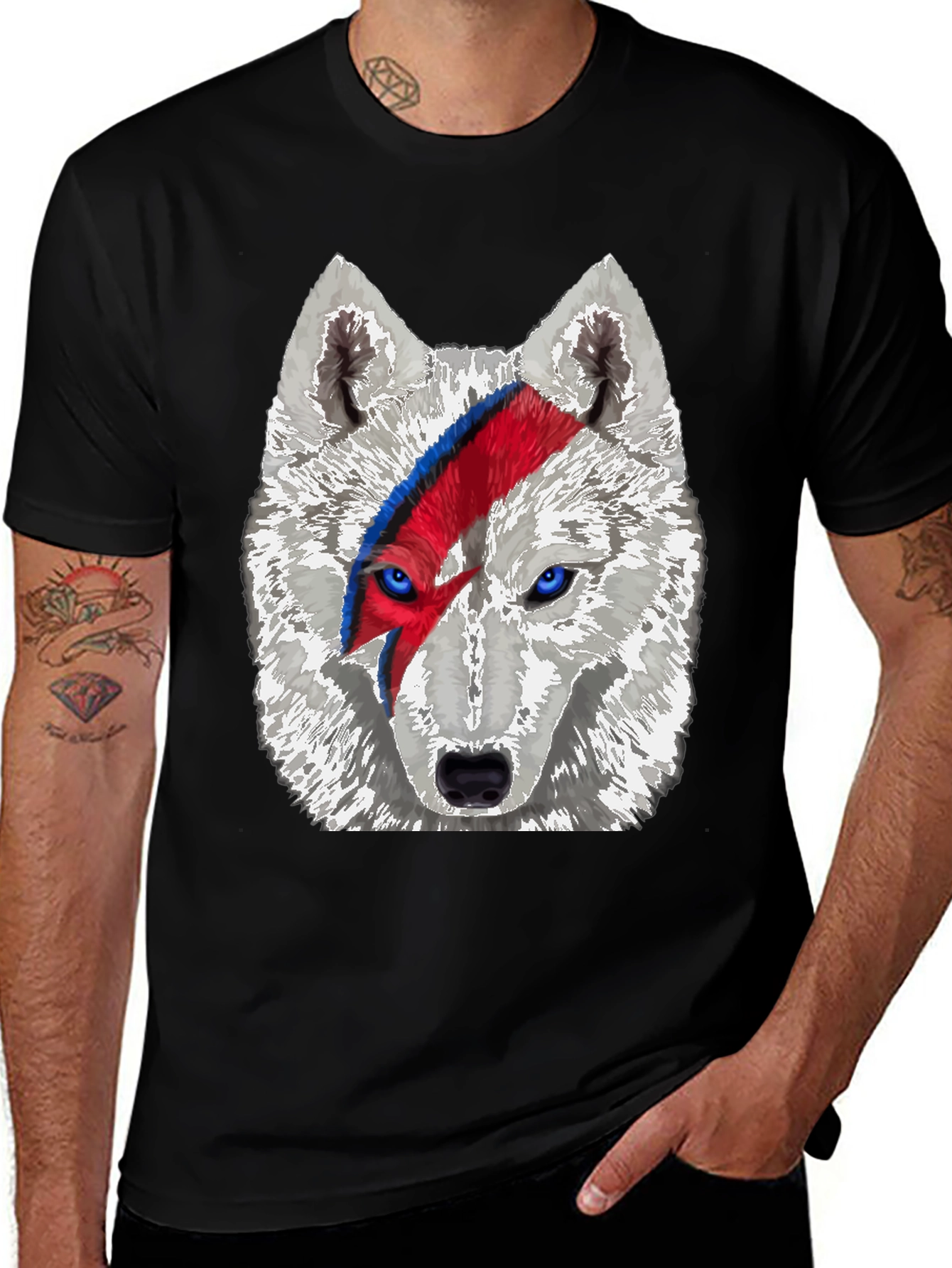 Wolf Ziggy Stardust Graphic Tee
