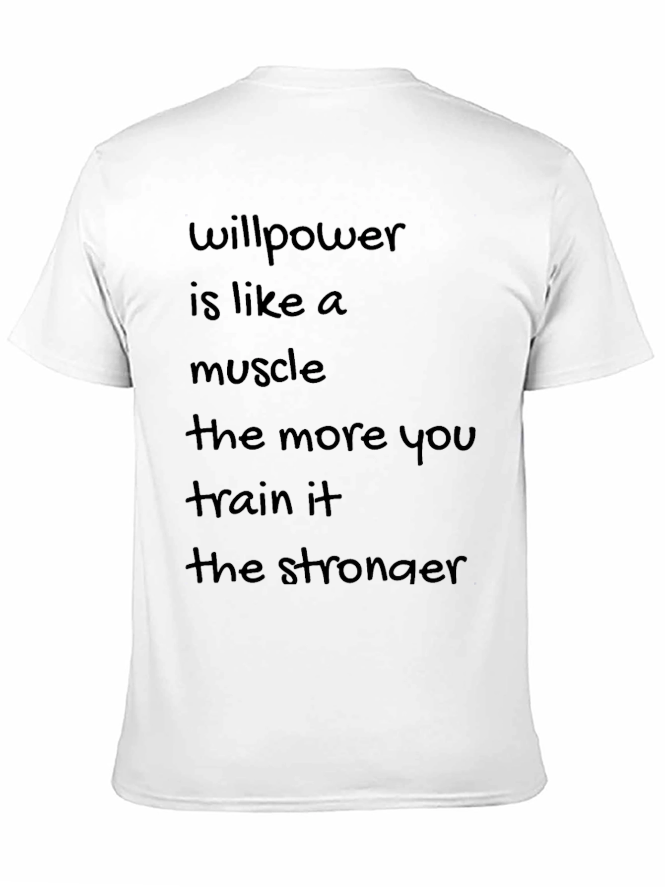 Willpower Muscle Graphic Tee - Black