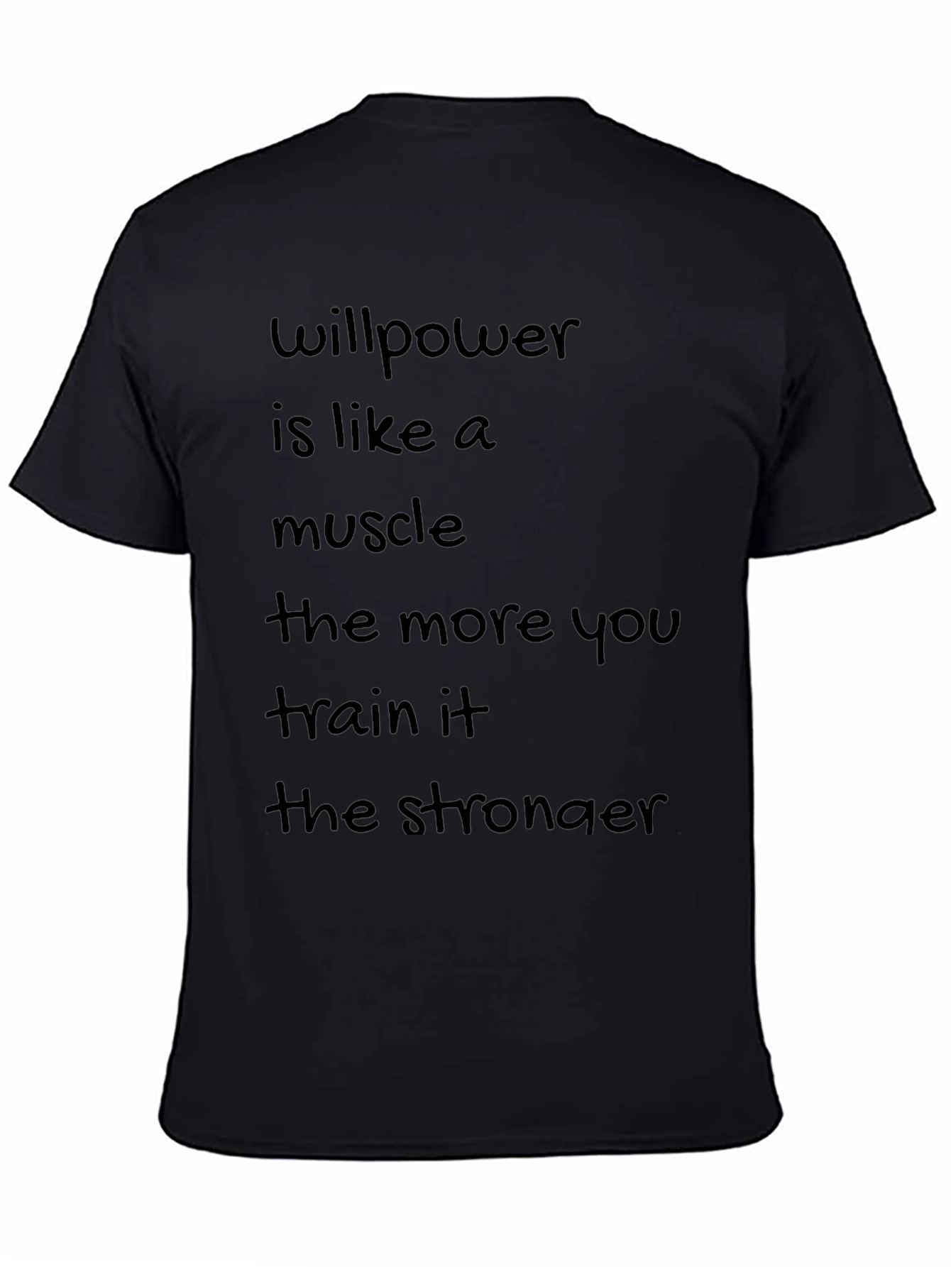 Willpower Muscle Graphic Tee - Black