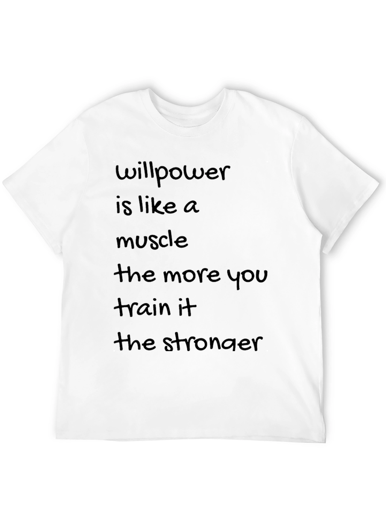 Willpower Muscle Graphic Tee - Black