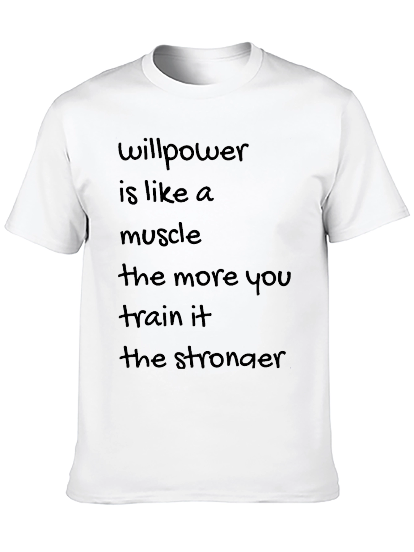 Willpower Muscle Graphic Tee - Black