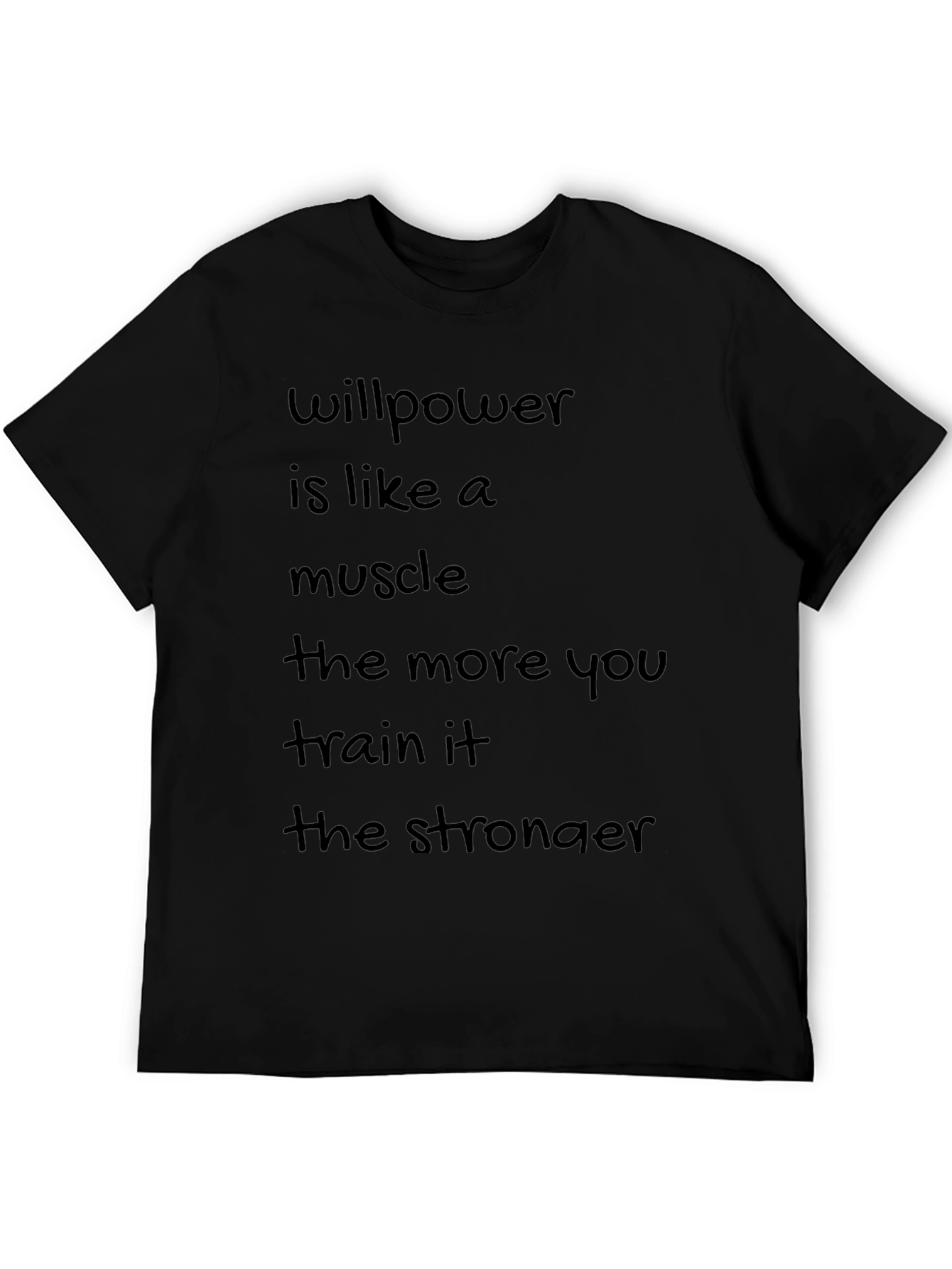 Willpower Muscle Graphic Tee - Black