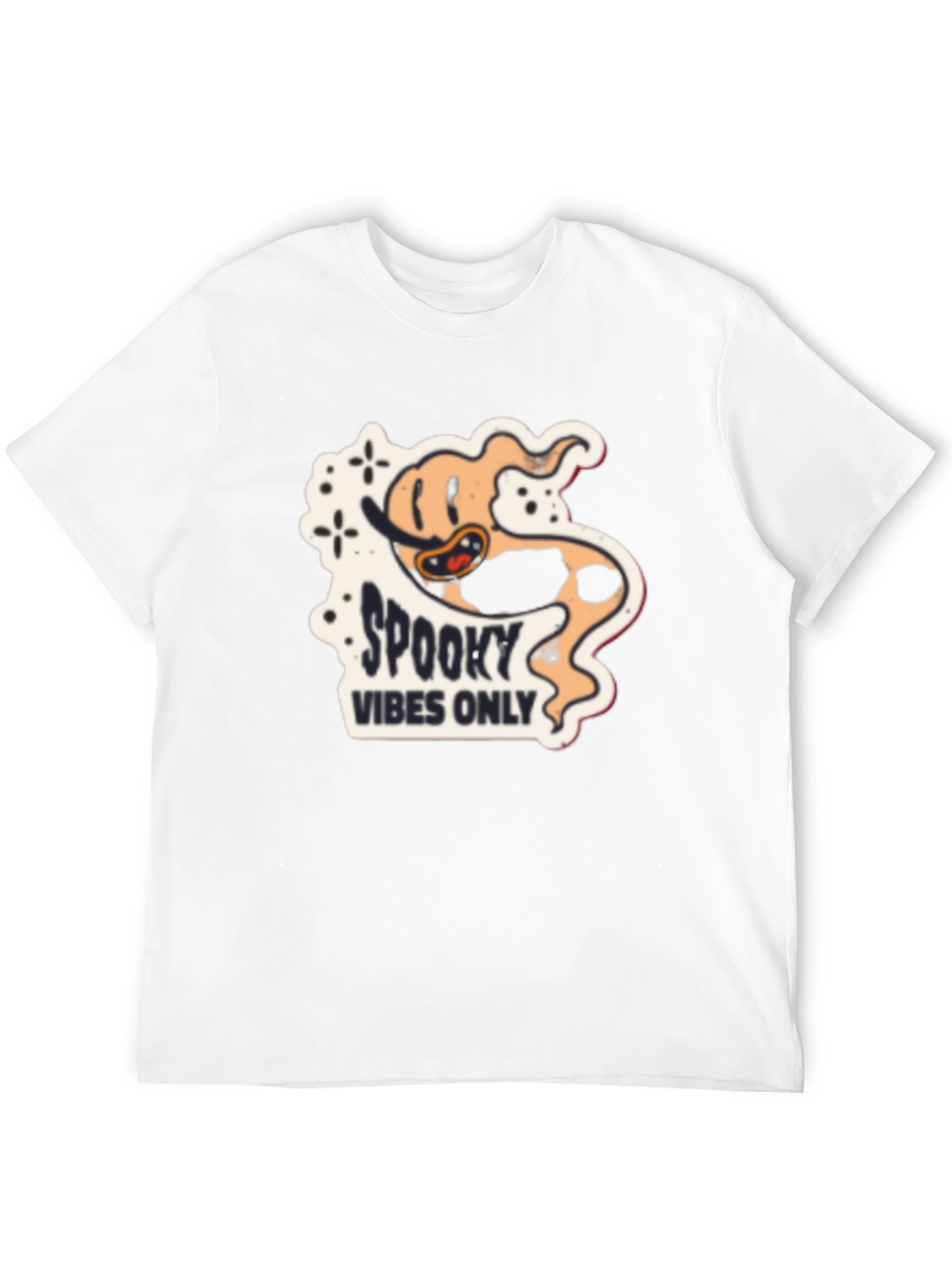 Spooky Vibes Only Graphic Tee - Halloween Shirt