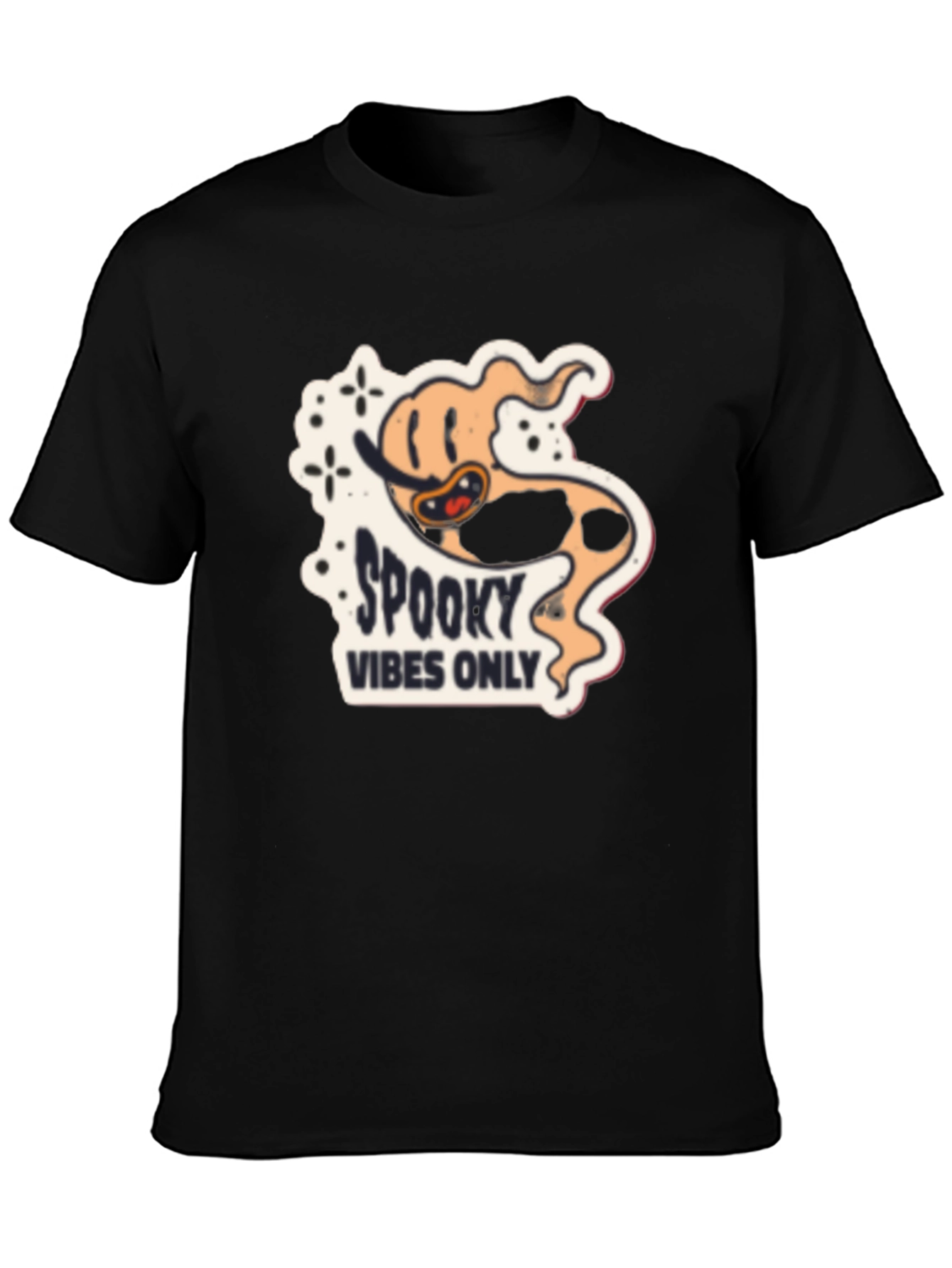 Spooky Vibes Only Graphic Tee - Halloween Shirt