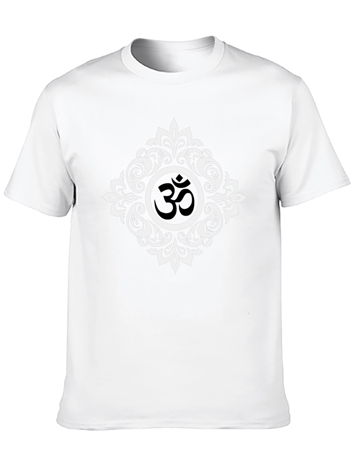 Om Symbol Graphic Tee - Stylish Black Cotton T-Shirt