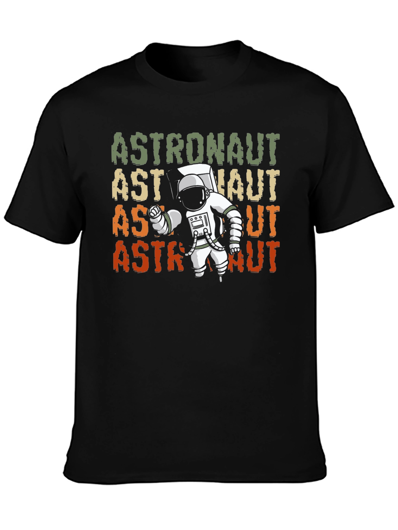 Retro Astronaut Graphic T-Shirt