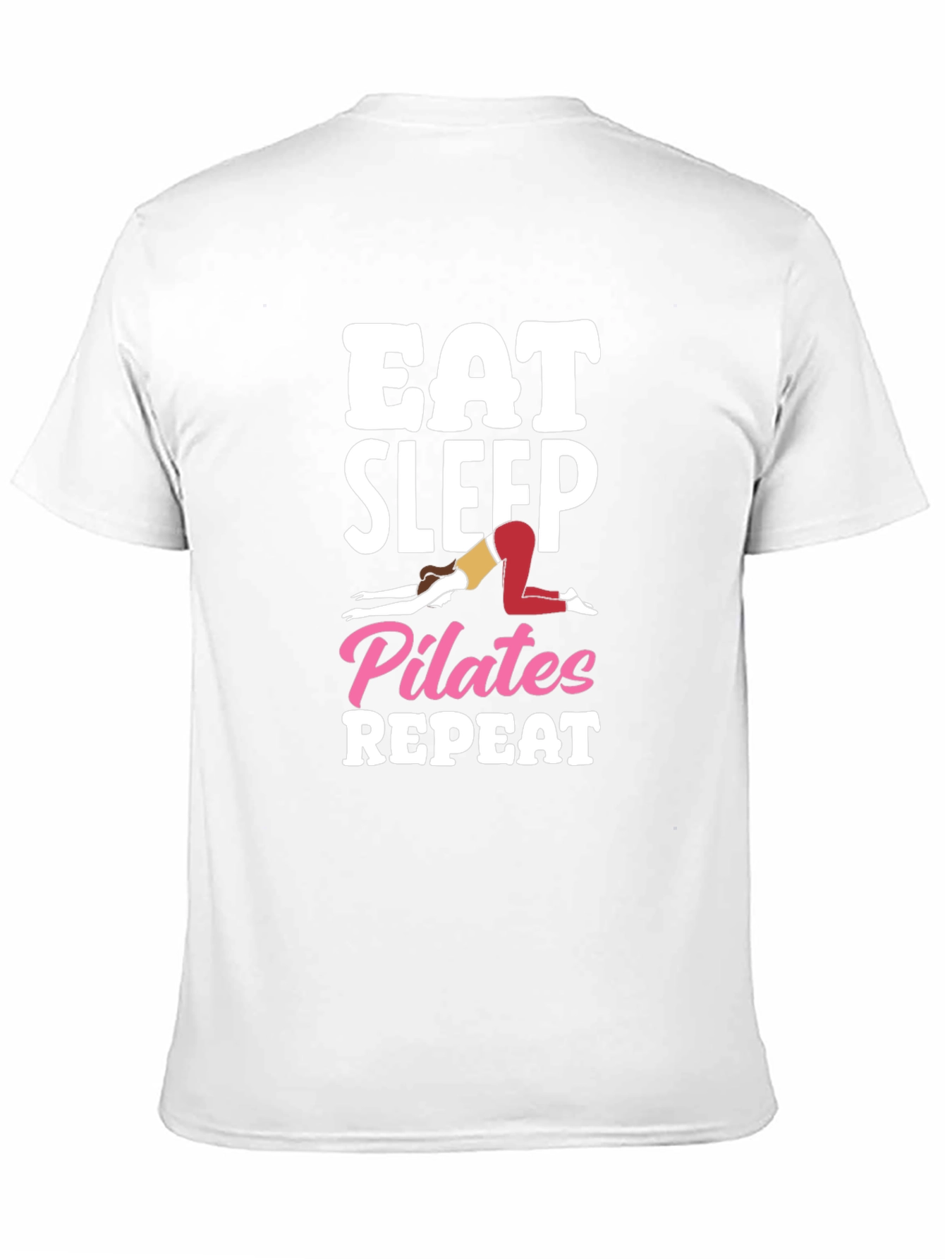 Eat Sleep Pilates Repeat Graphic Tee