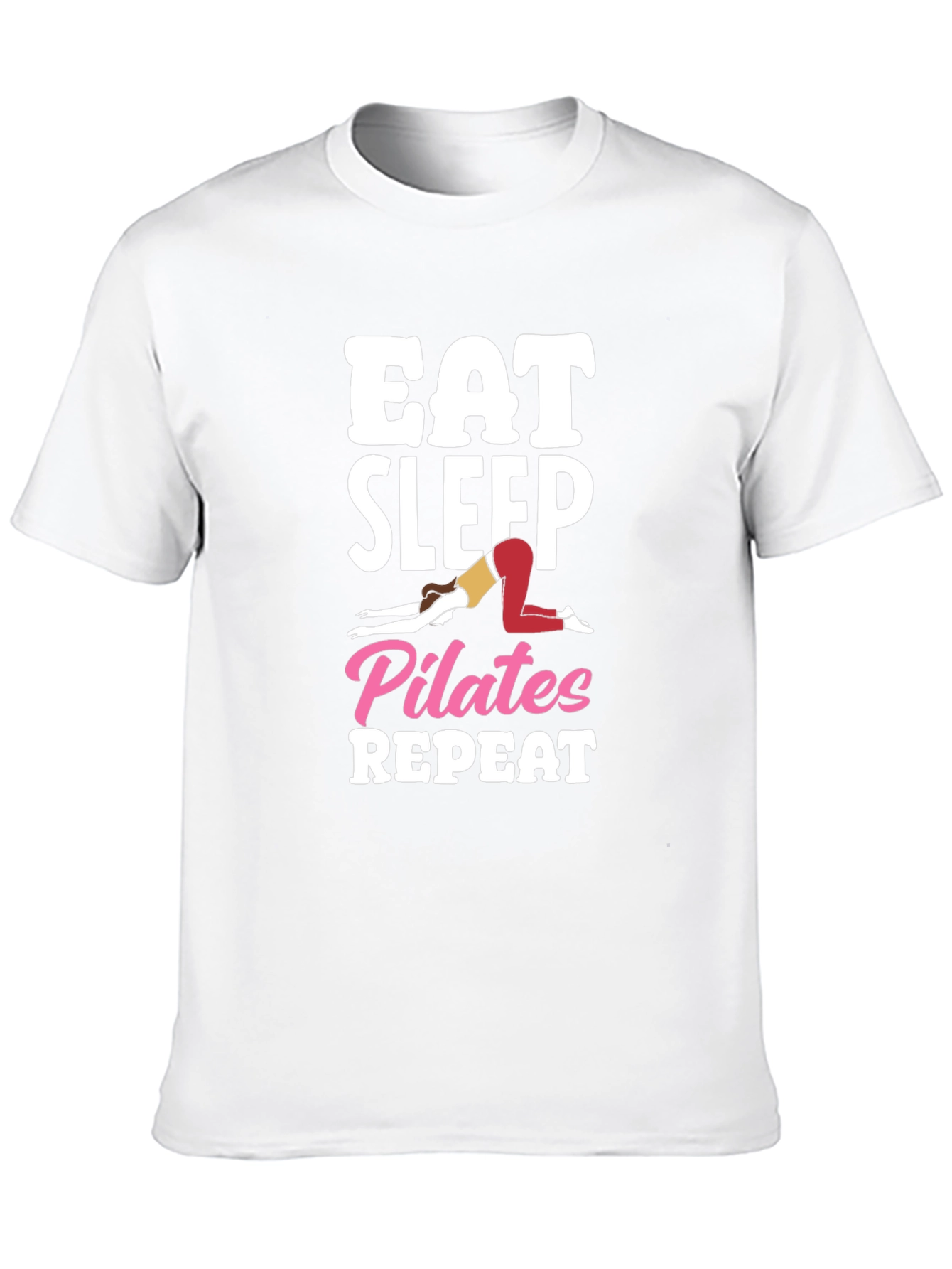 Eat Sleep Pilates Repeat Graphic Tee