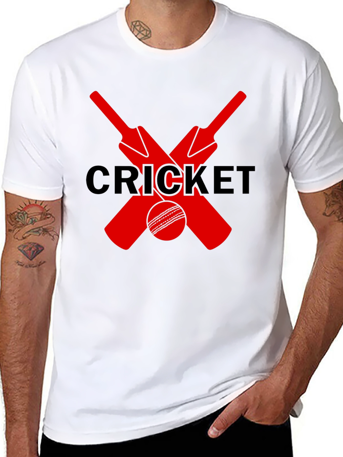 Cricket Bats & Ball T-Shirt