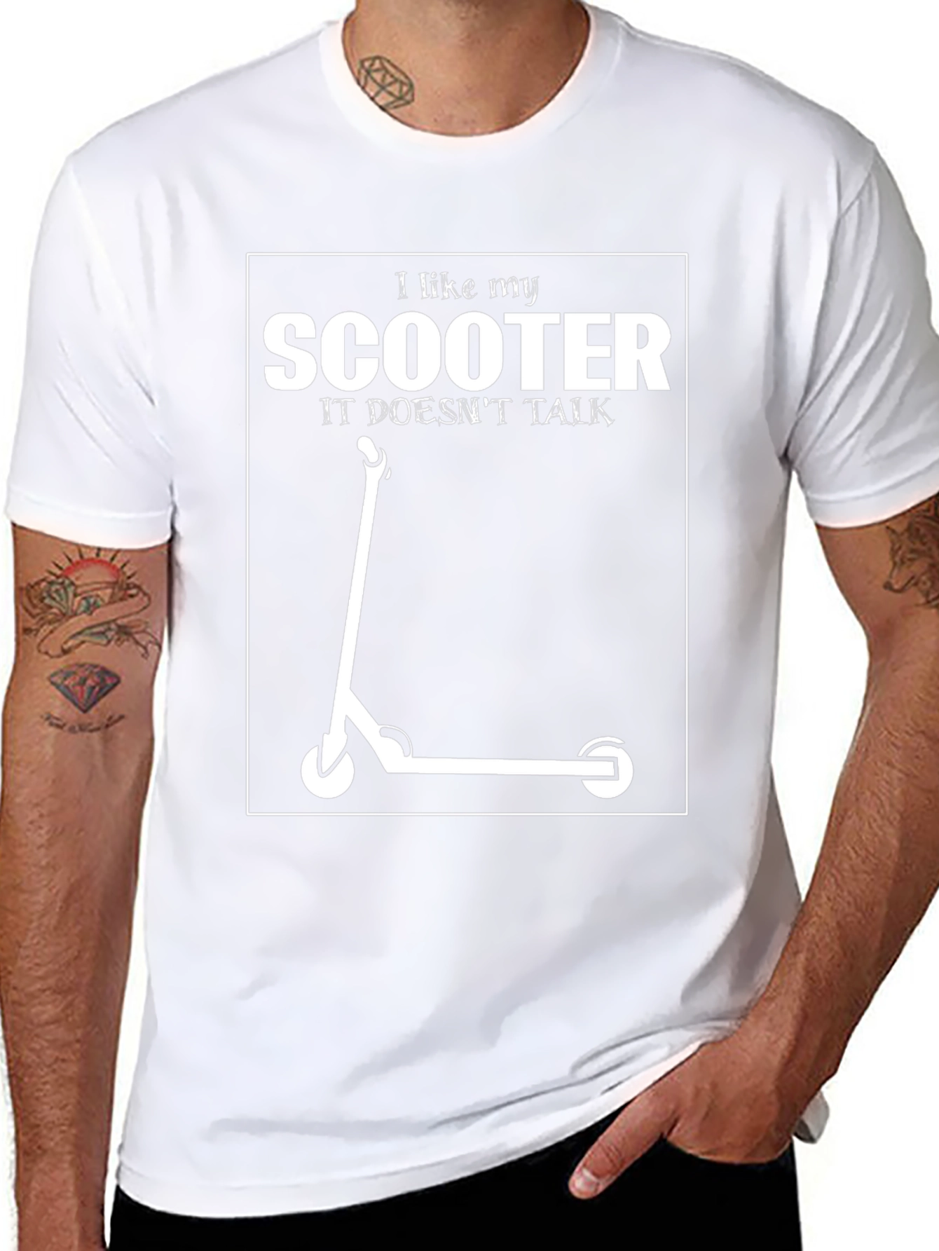 I Like My Scooter Funny T-Shirt