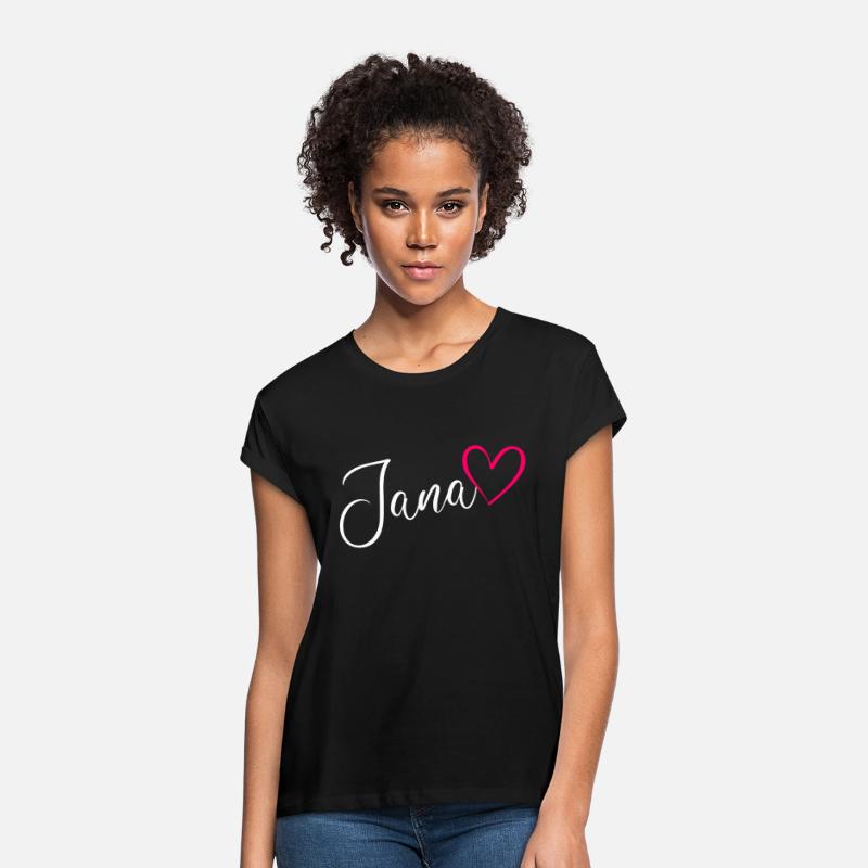 Jana Name Pink Heart