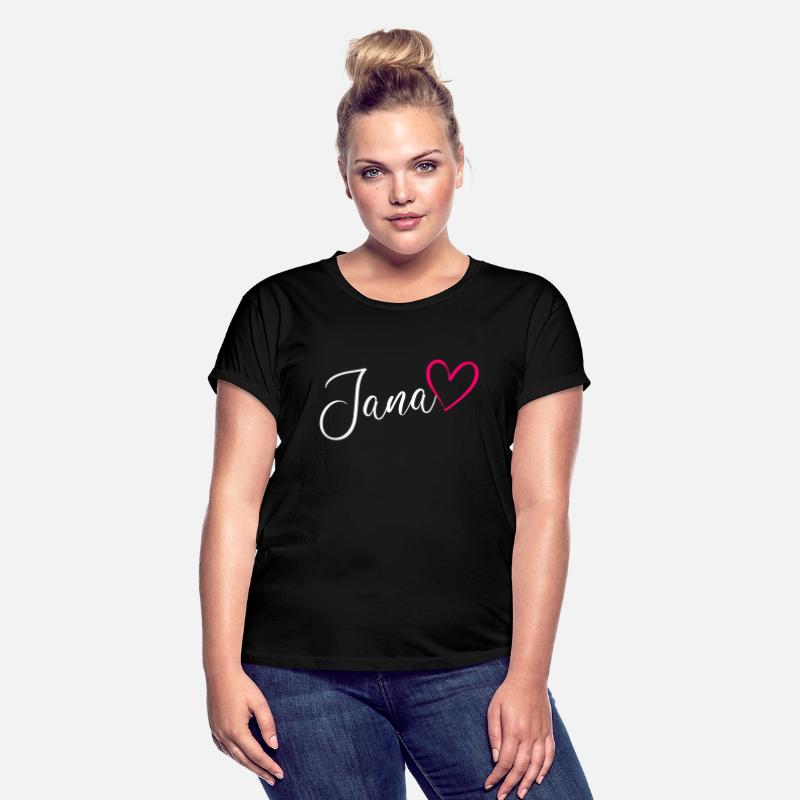 Jana Name Pink Heart