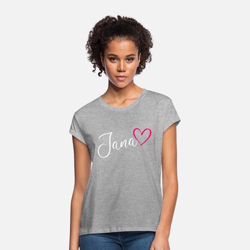 Jana Name Pink Heart