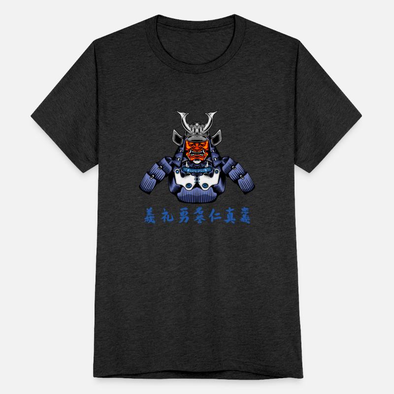 Japanese Samurai Warrior Blue Devil Mask