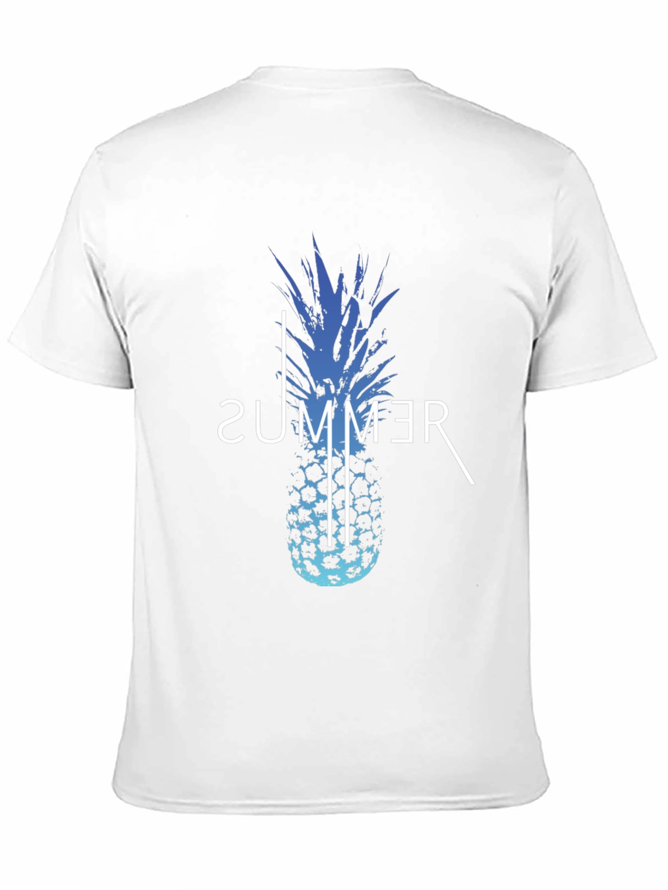 Summer Pineapple Graphic Print T-Shirt