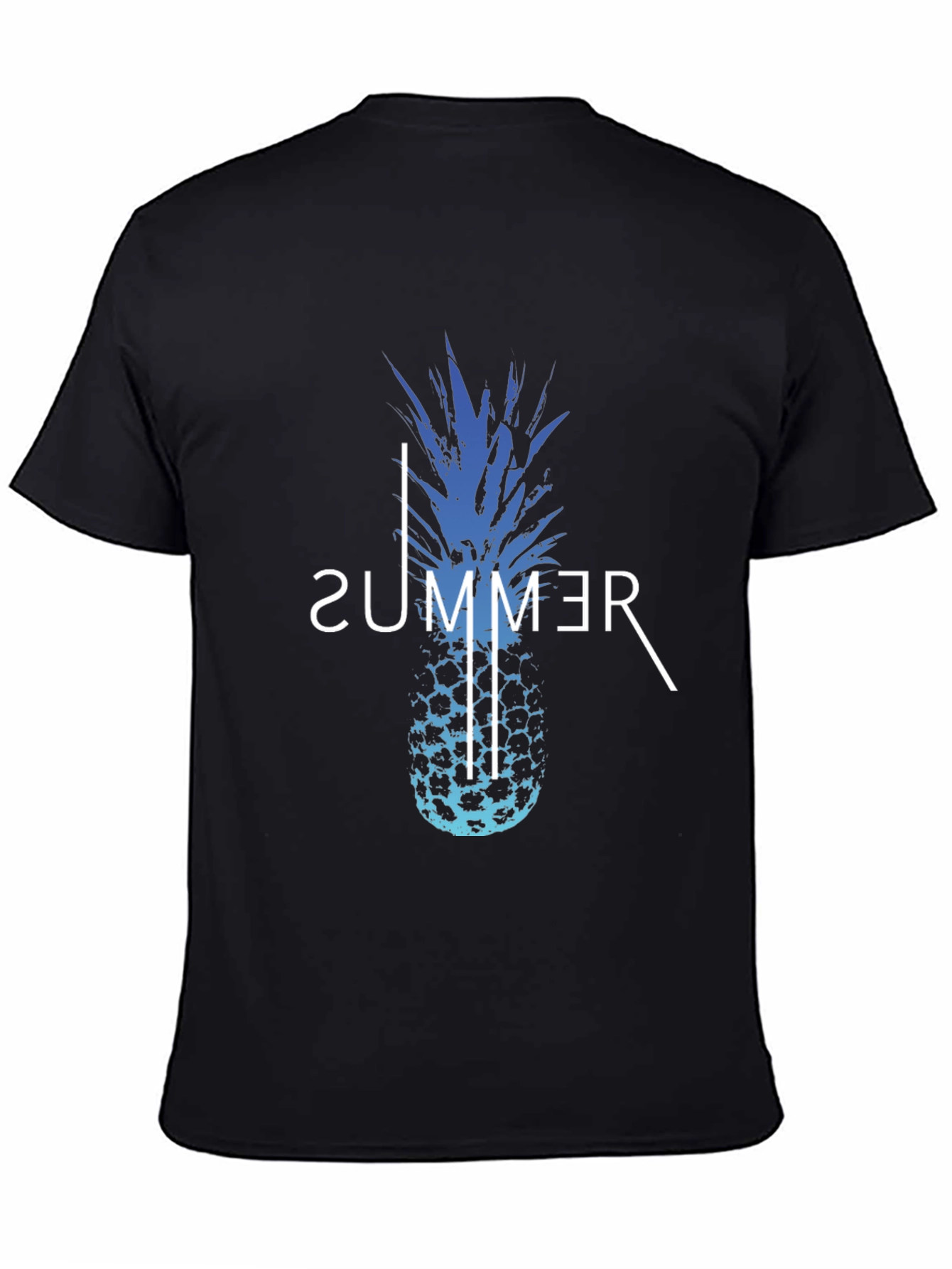 Summer Pineapple Graphic Print T-Shirt