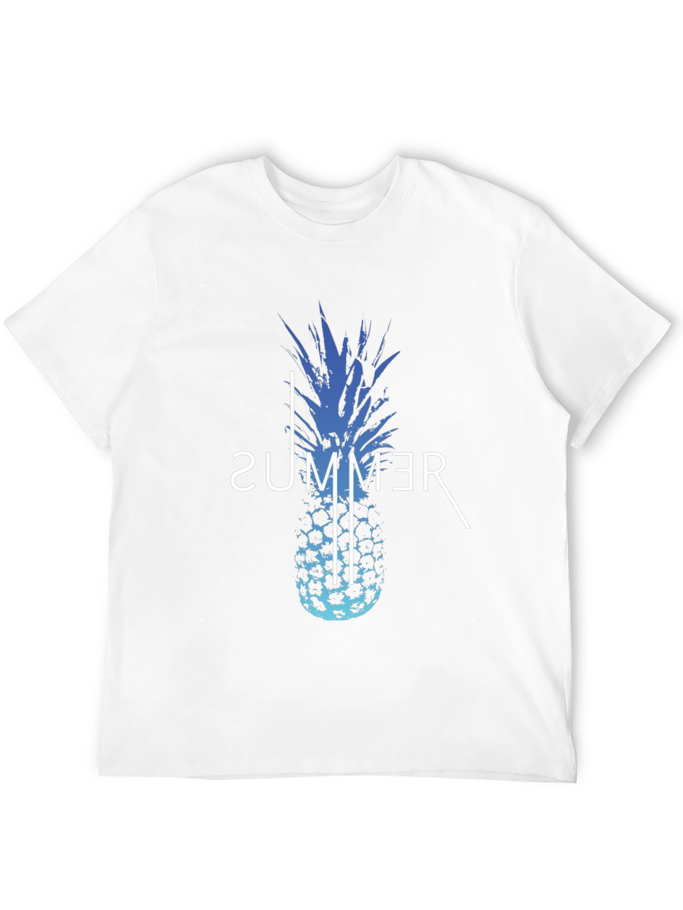 Summer Pineapple Graphic Print T-Shirt
