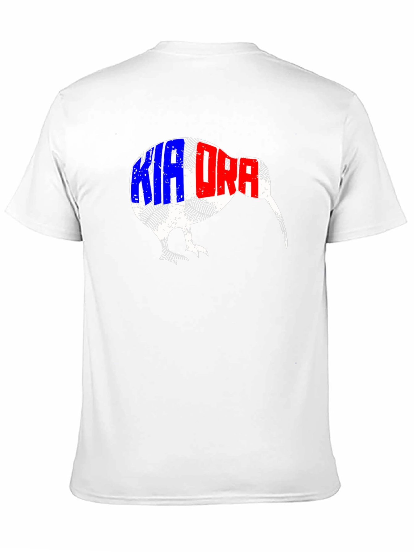 Kia Ora Kiwi Bird Black T-Shirt
