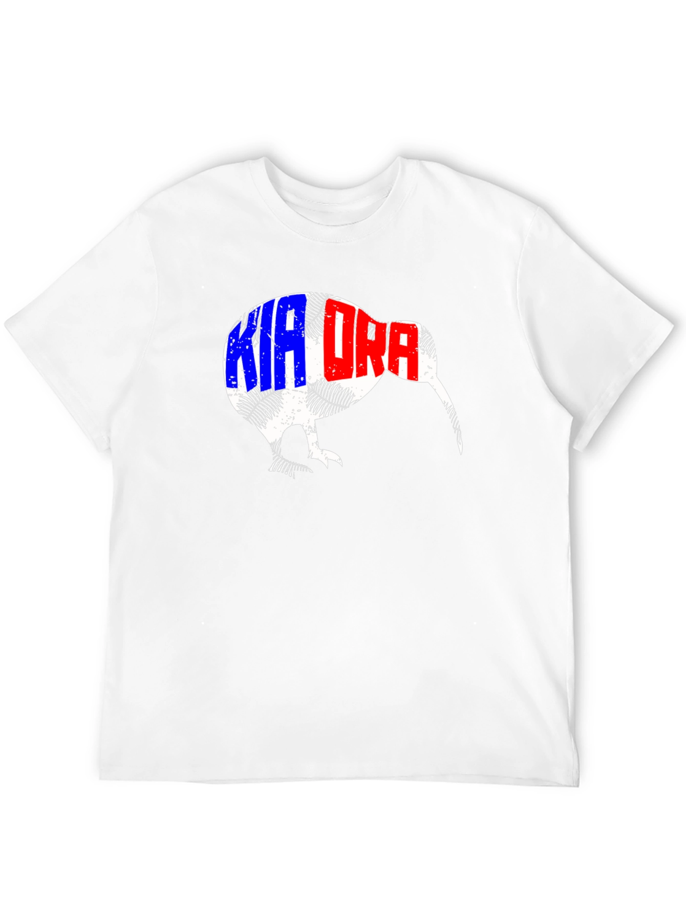 Kia Ora Kiwi Bird Black T-Shirt