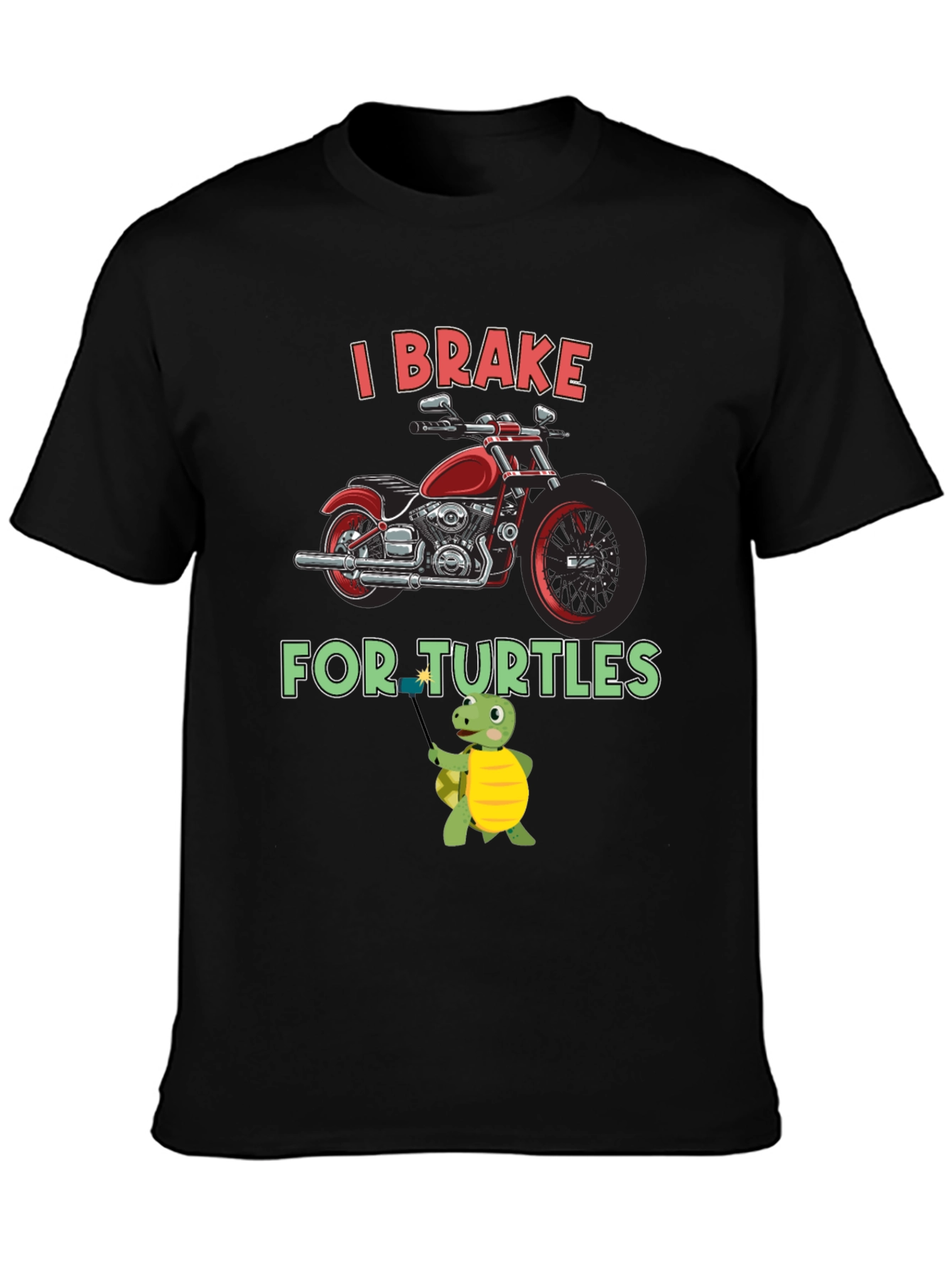 I Brake For Turtles Graphic Tee