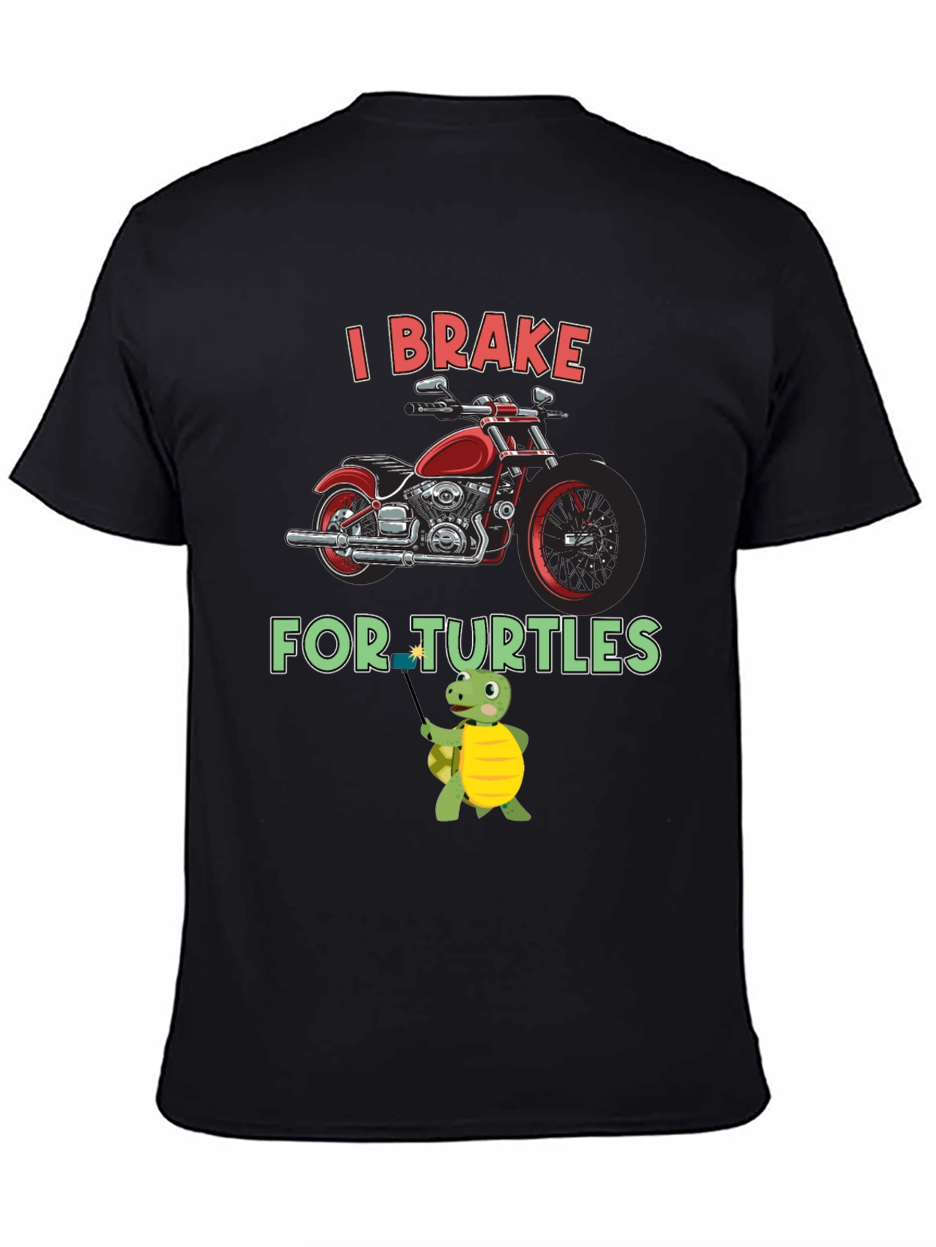 I Brake For Turtles Graphic Tee