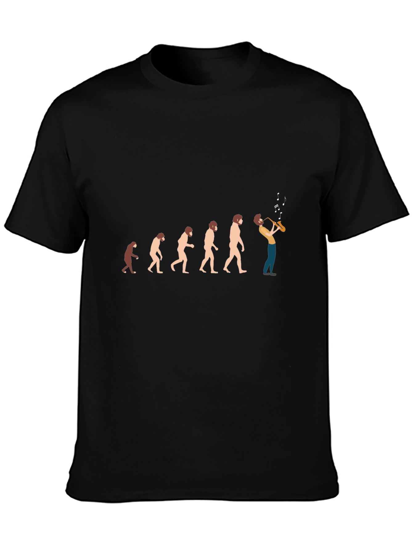 Evolution of Saxophone Player T-Shirt