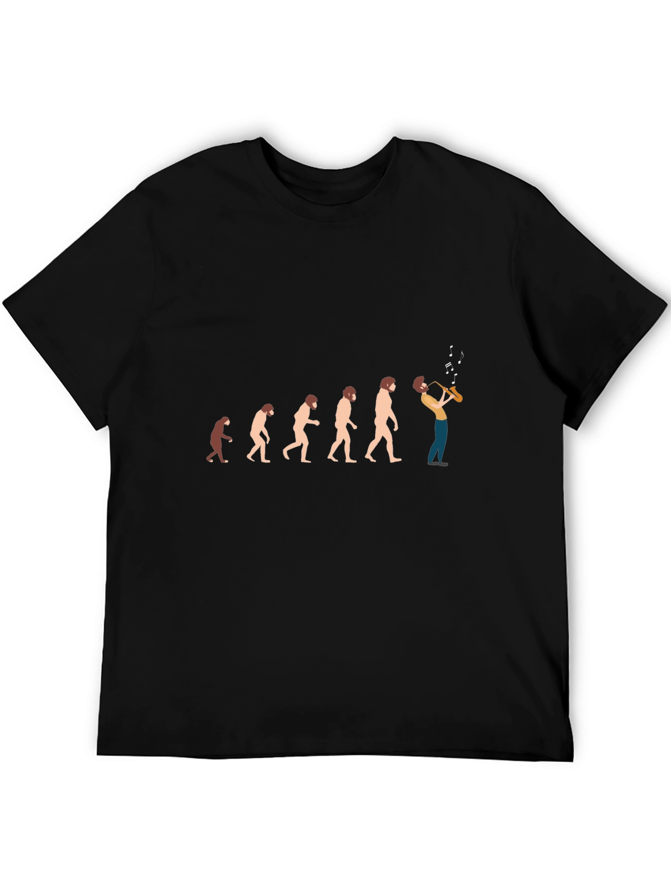 Evolution of Saxophone Player T-Shirt