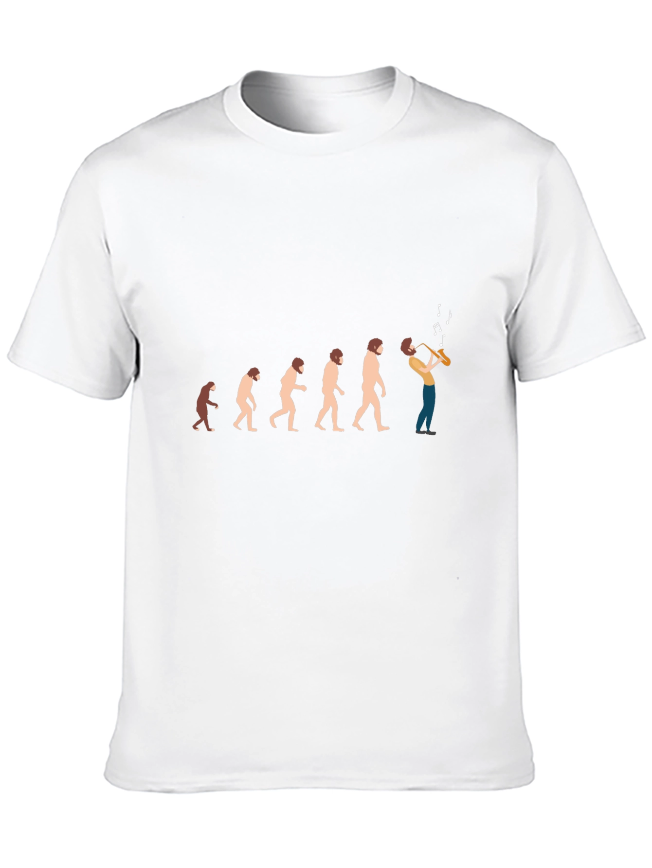 Evolution of Saxophone Player T-Shirt