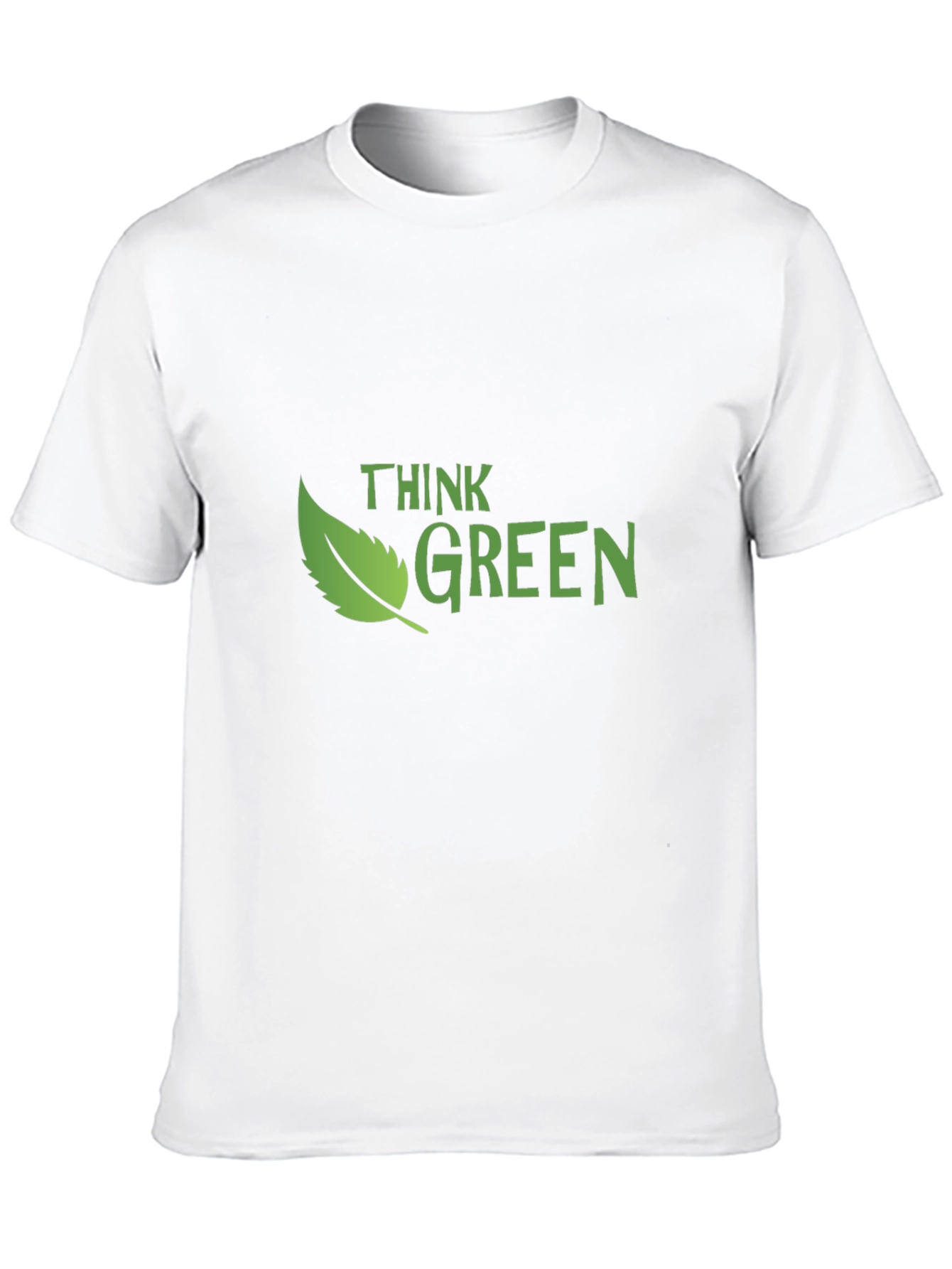 Think Green Graphic Tee - Eco-Friendly Style