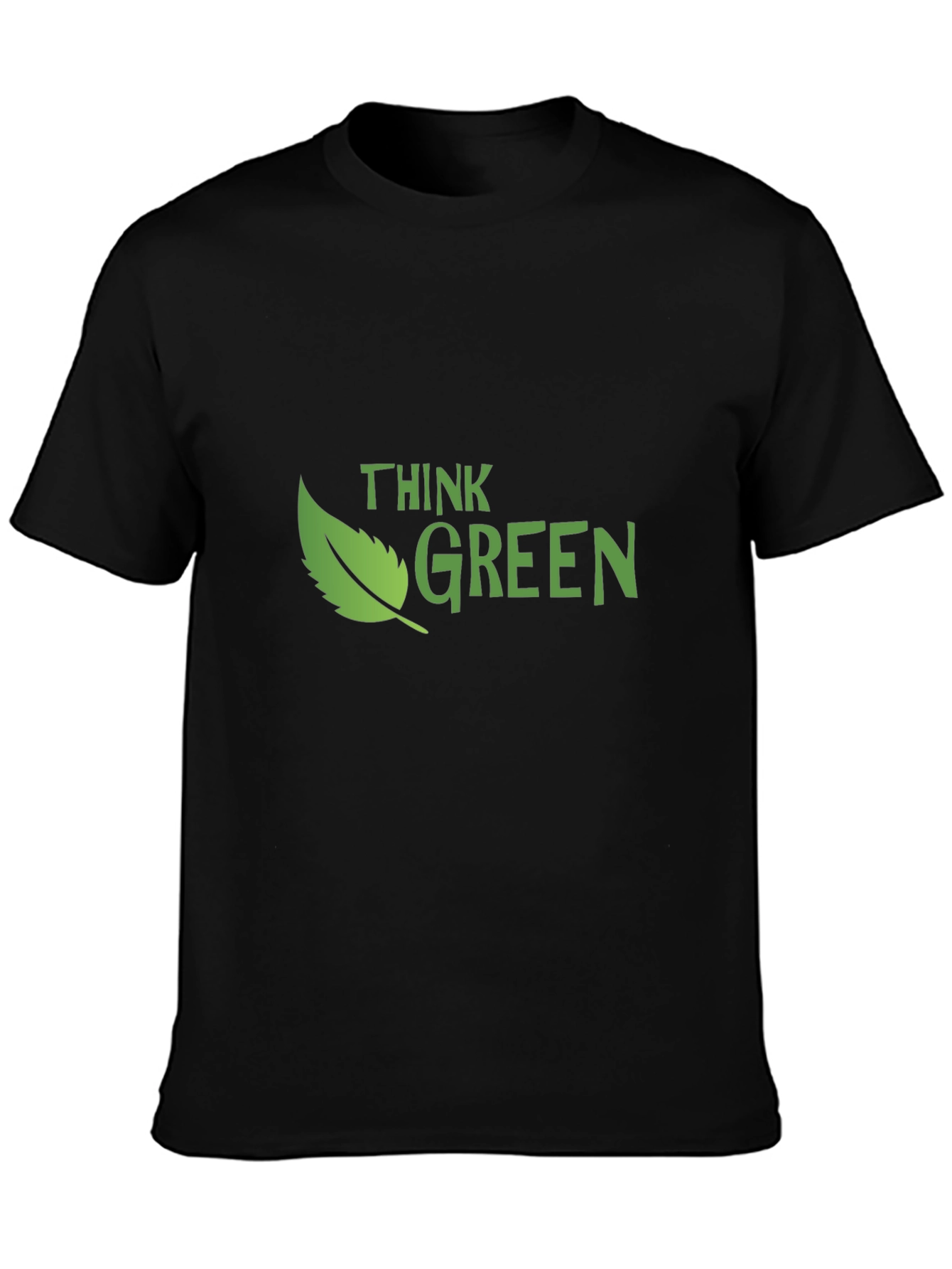 Think Green Graphic Tee - Eco-Friendly Style