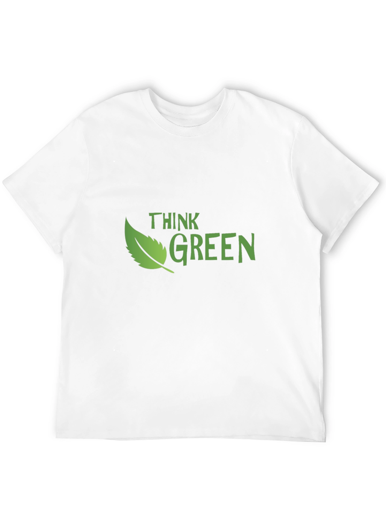 Think Green Graphic Tee - Eco-Friendly Style