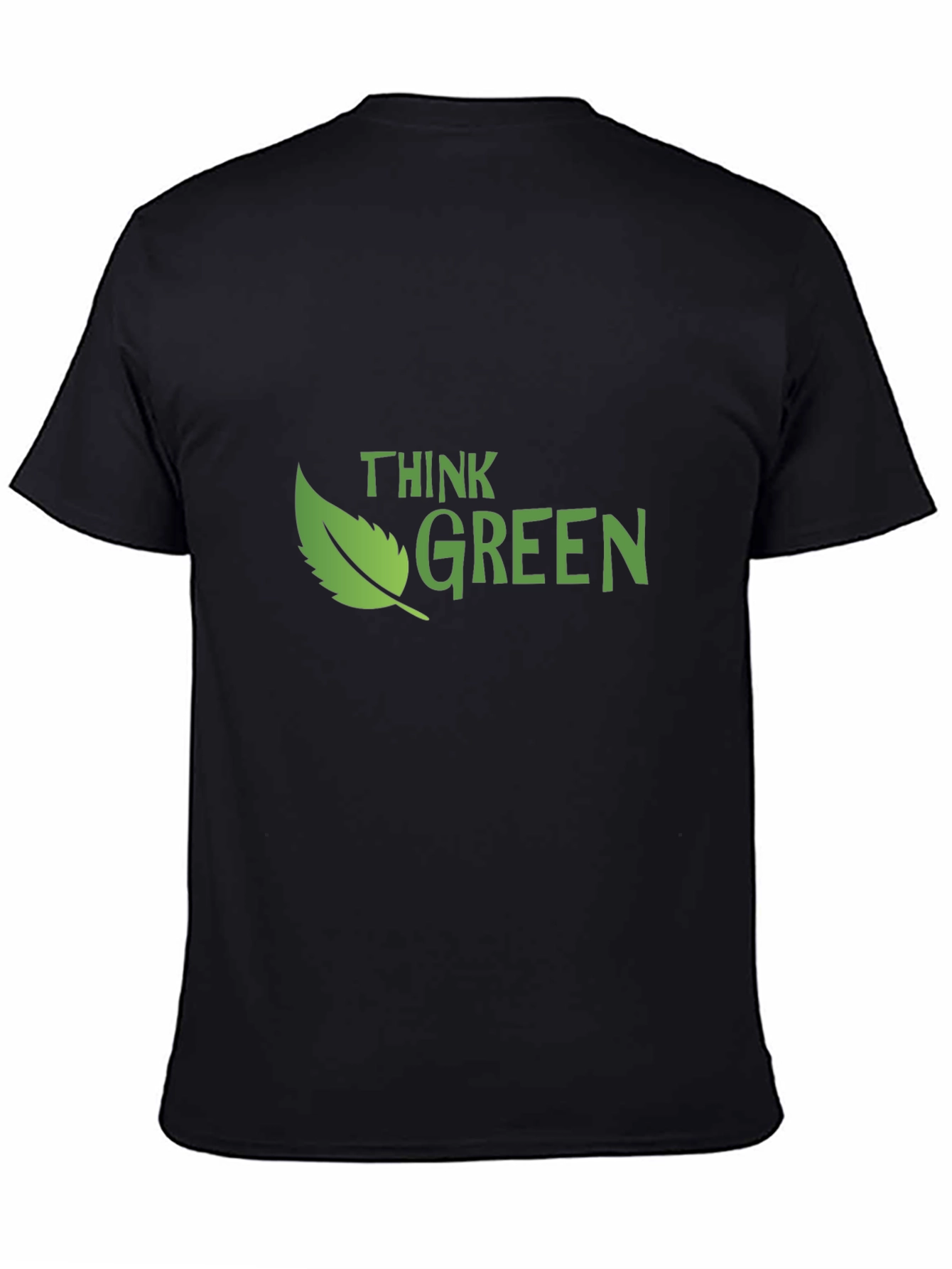 Think Green Graphic Tee - Eco-Friendly Style