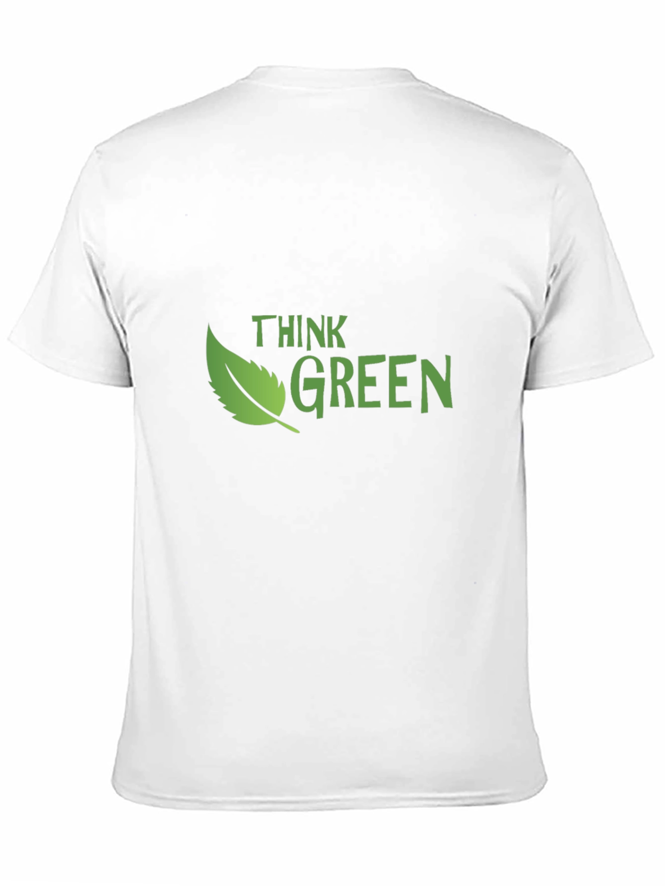 Think Green Graphic Tee - Eco-Friendly Style