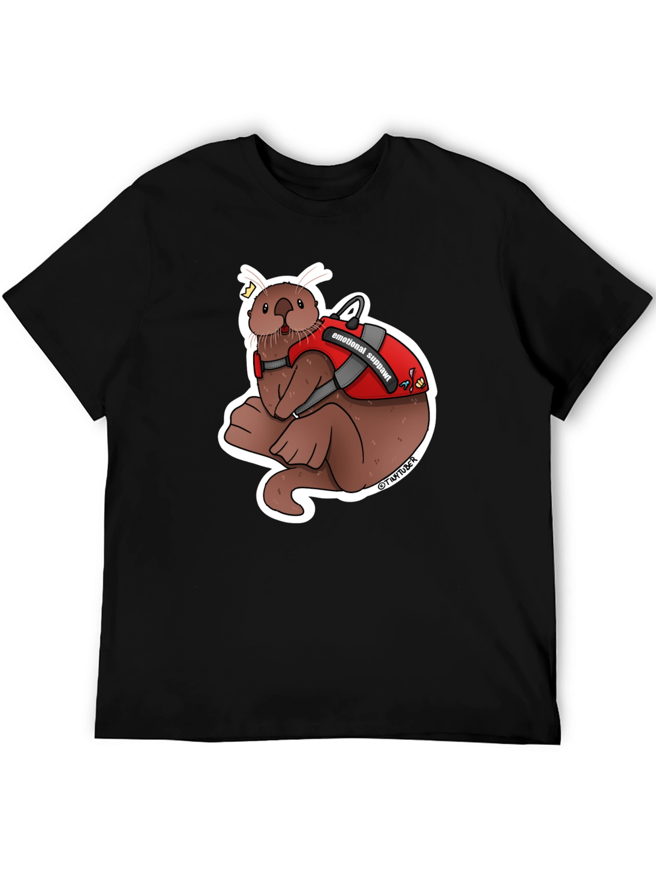 Emotional Support Otter Graphic Tee