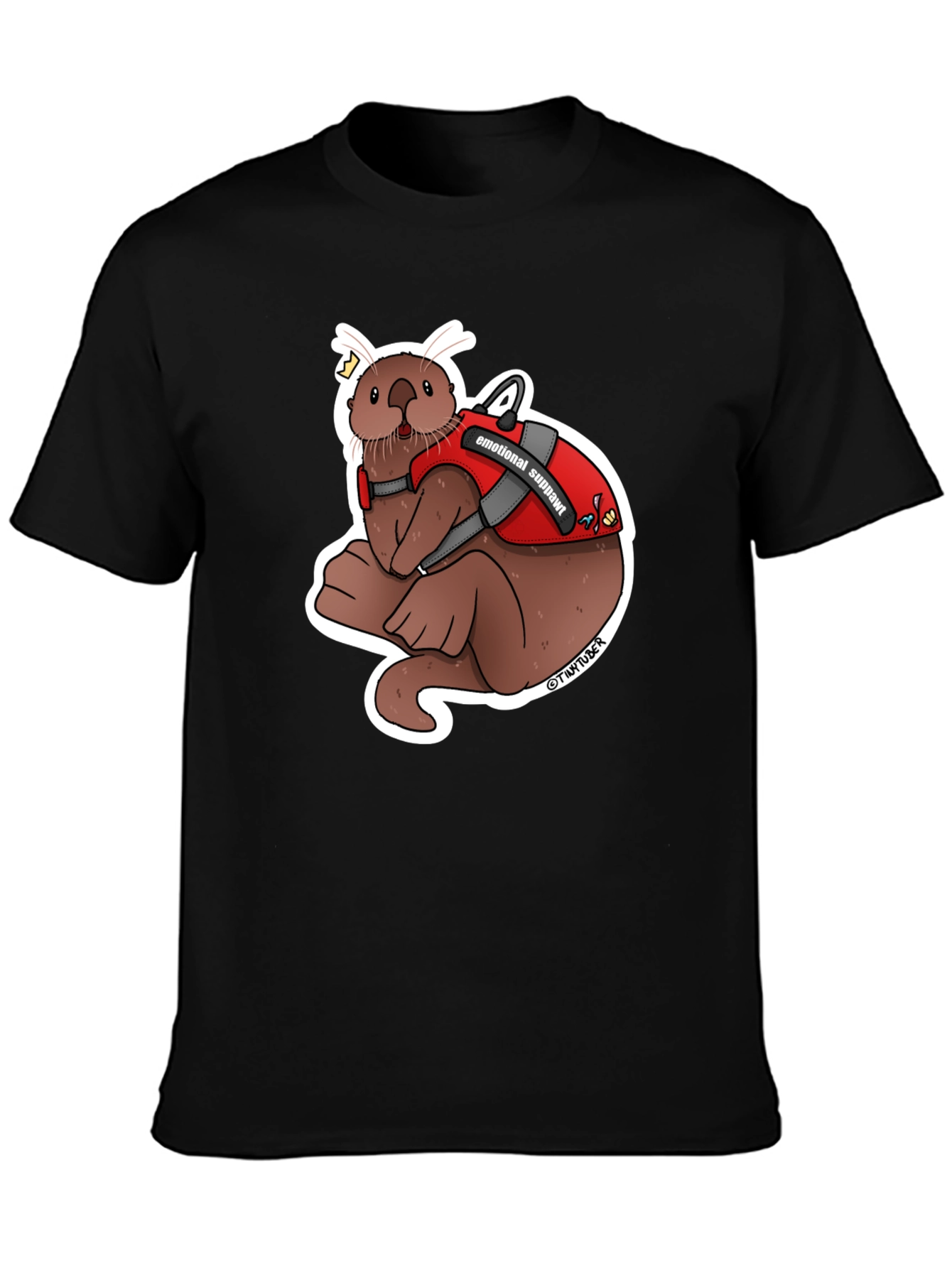 Emotional Support Otter Graphic Tee
