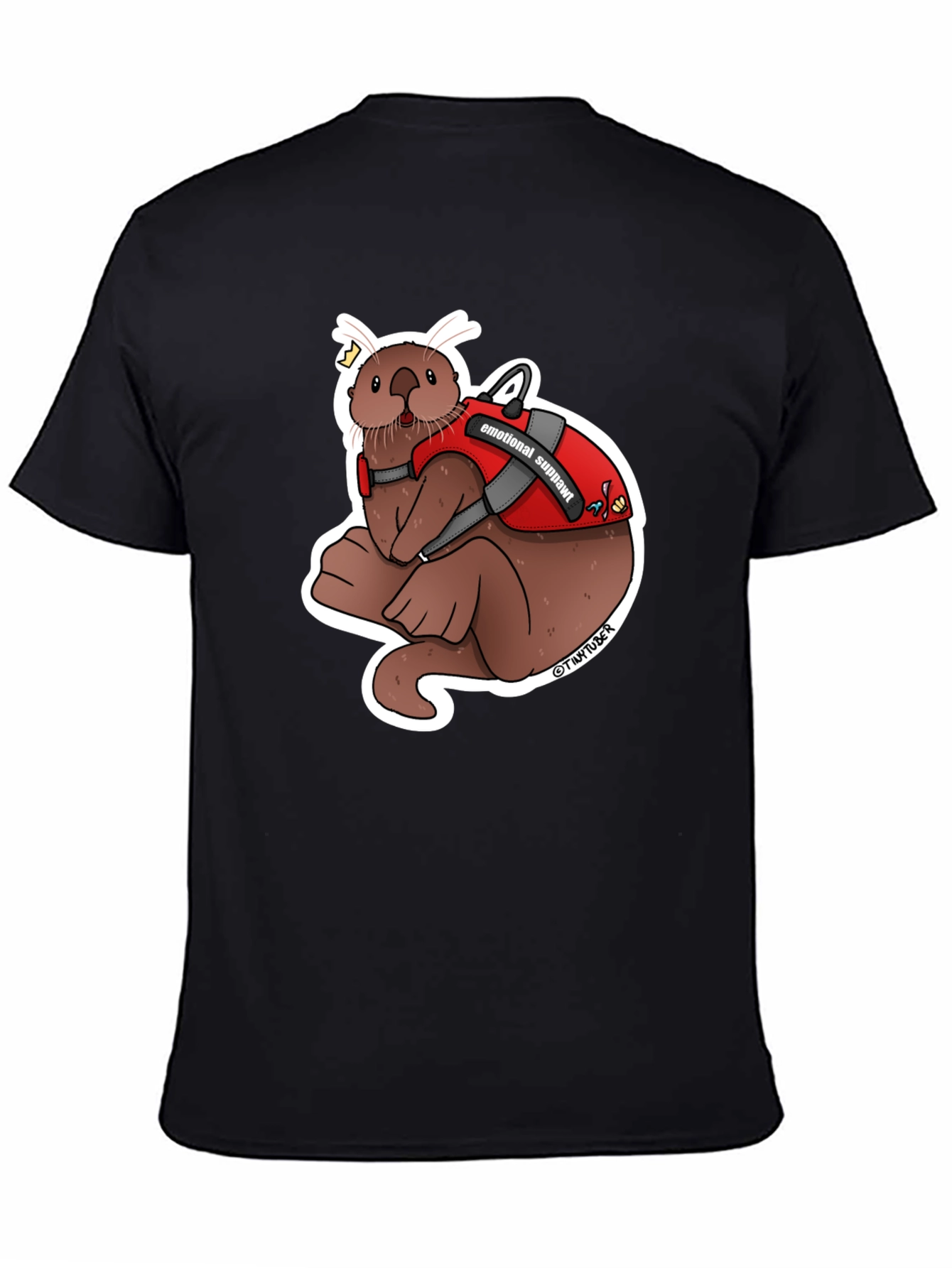 Emotional Support Otter Graphic Tee