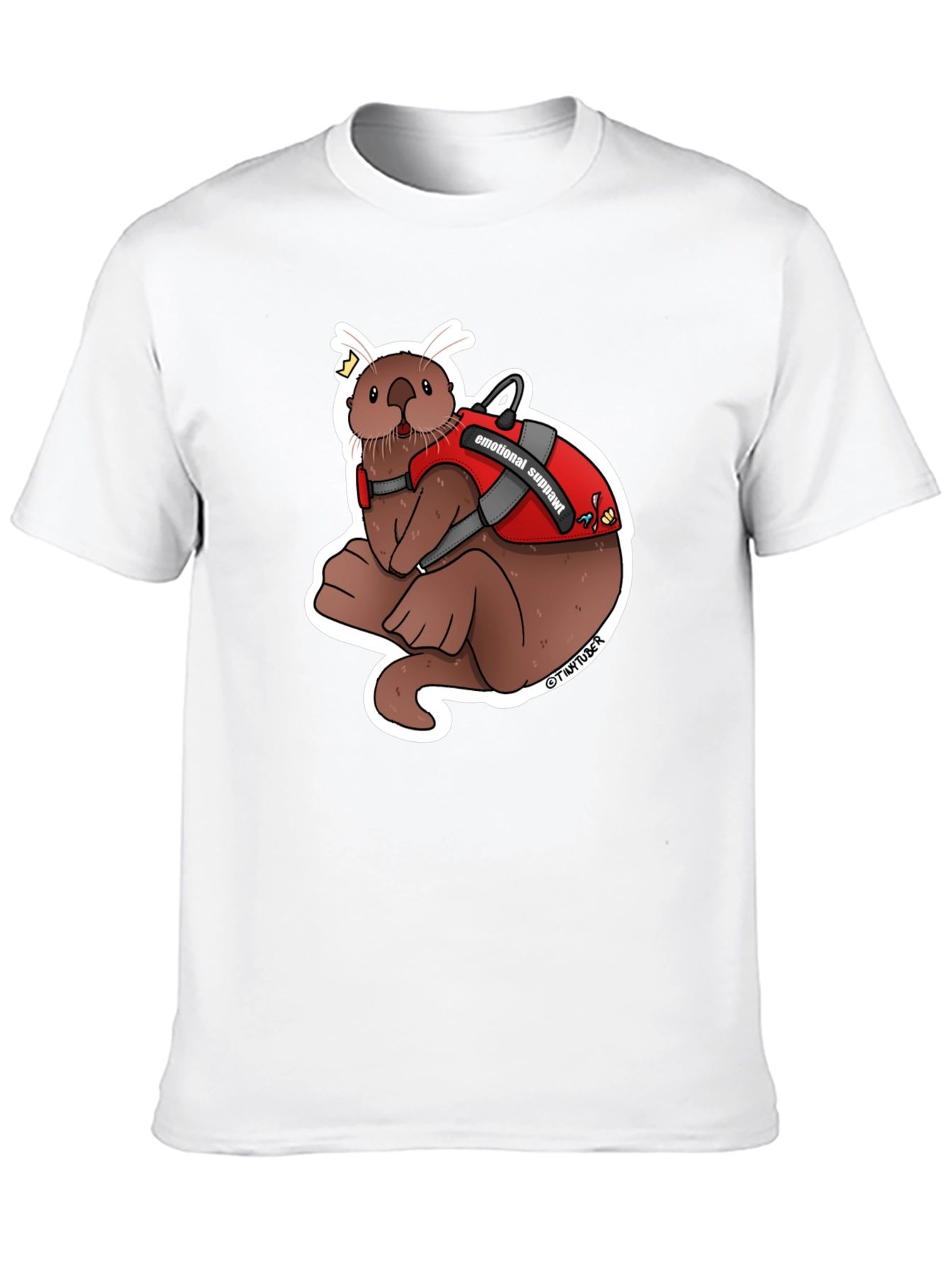 Emotional Support Otter Graphic Tee