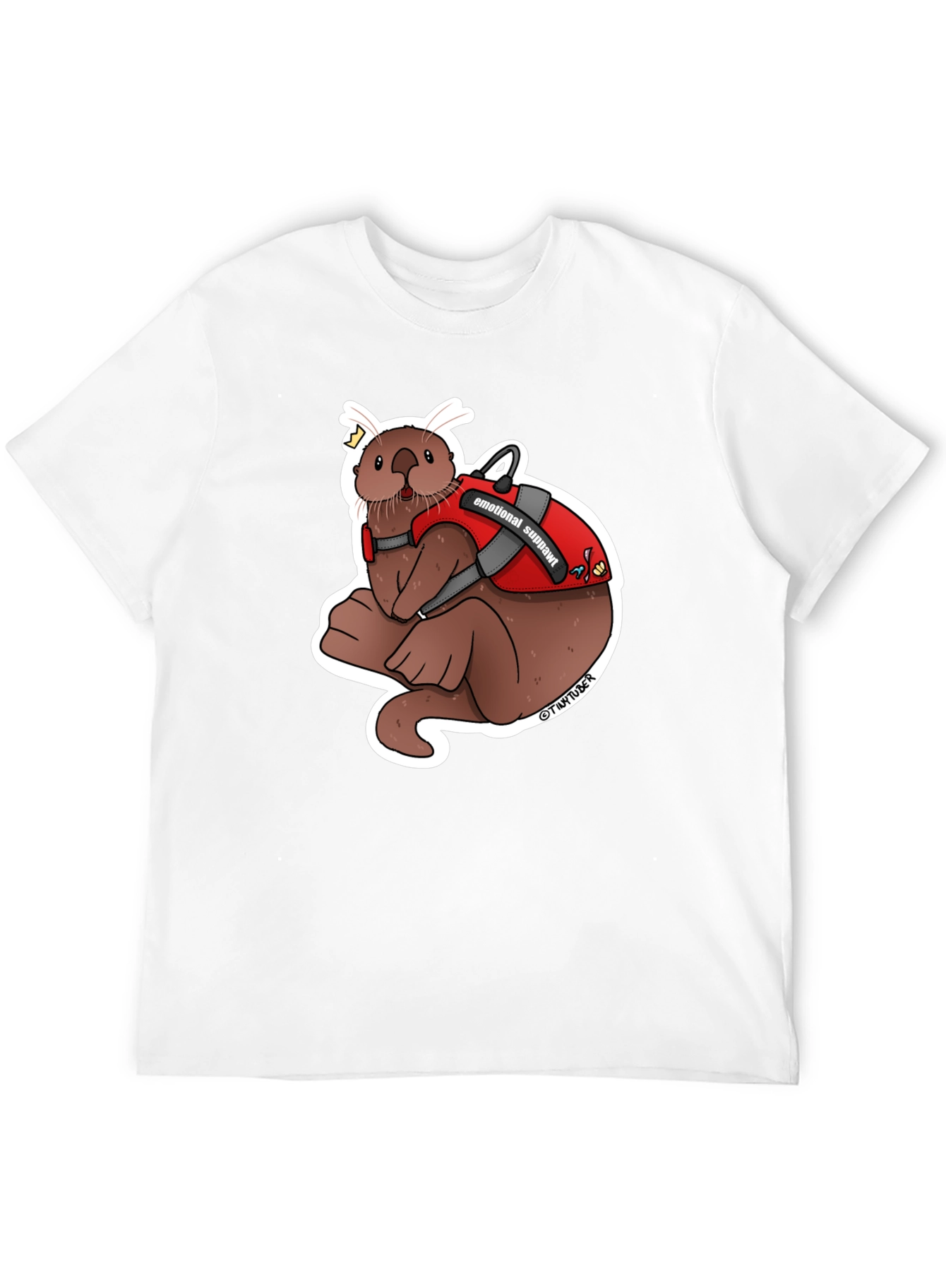 Emotional Support Otter Graphic Tee