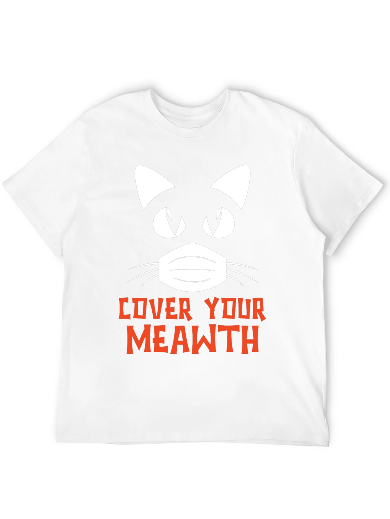 Cover Your Meawth T-Shirt Black Novelty Graphic Tee