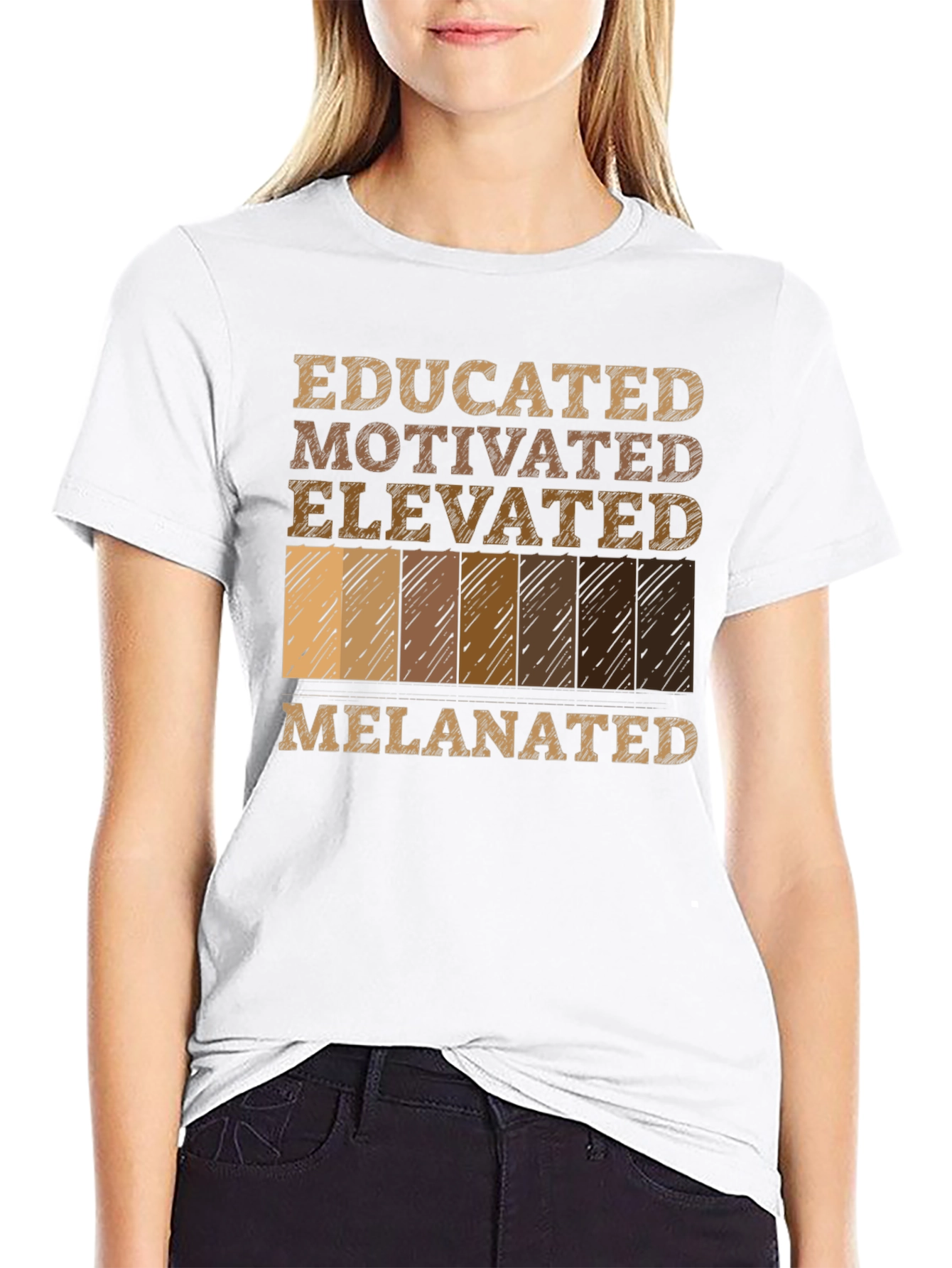 Educated Motivated Elevated Melanin T-Shirt
