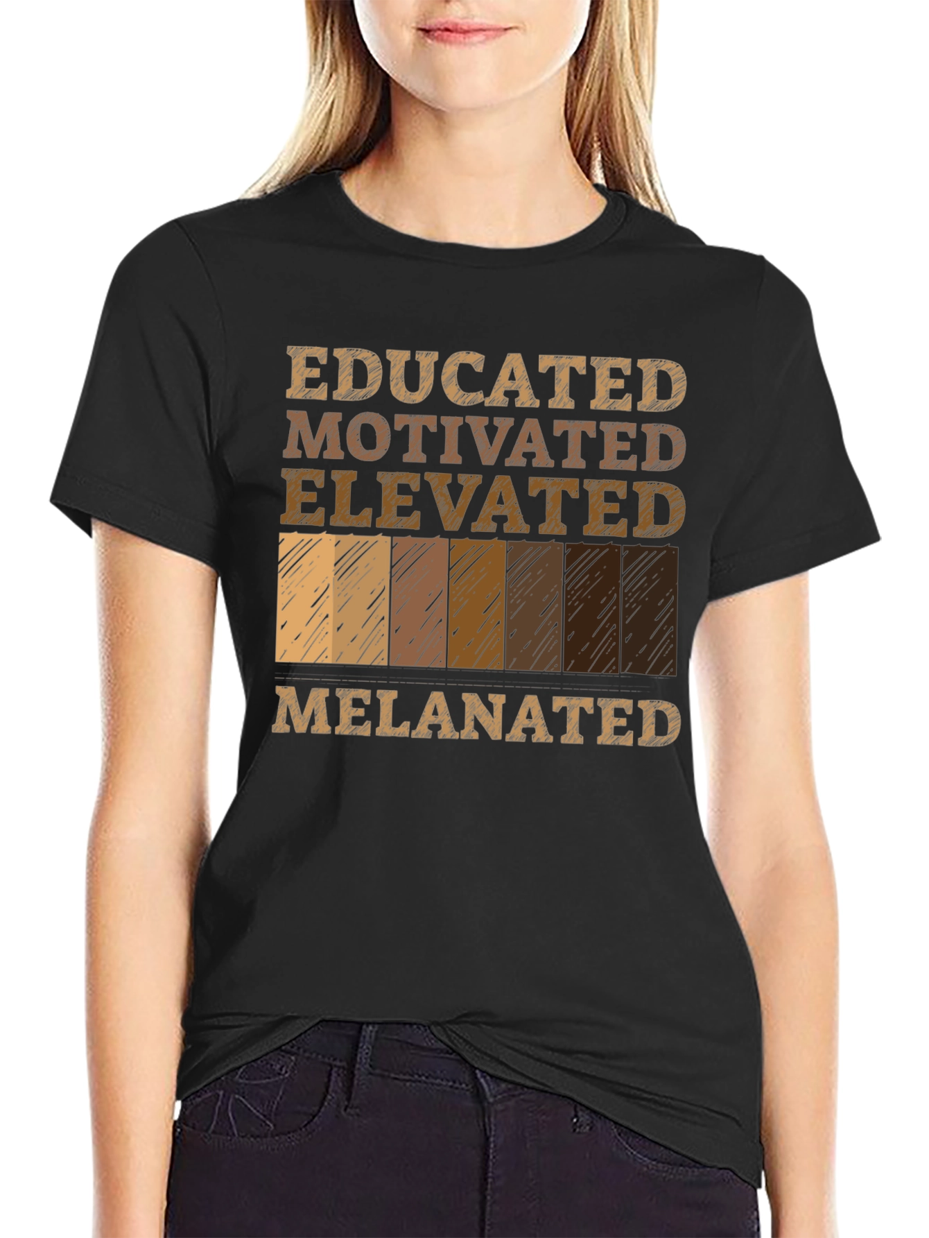 Educated Motivated Elevated Melanin T-Shirt