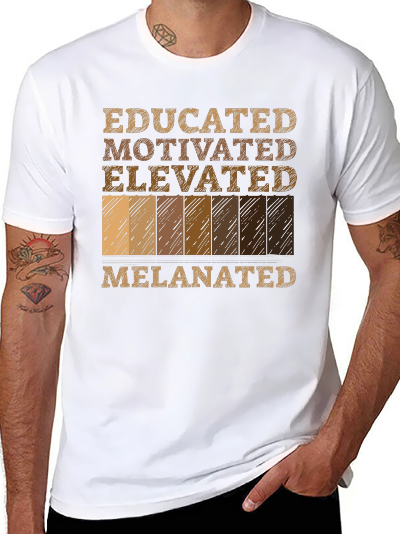 Educated Motivated Elevated Melanin T-Shirt