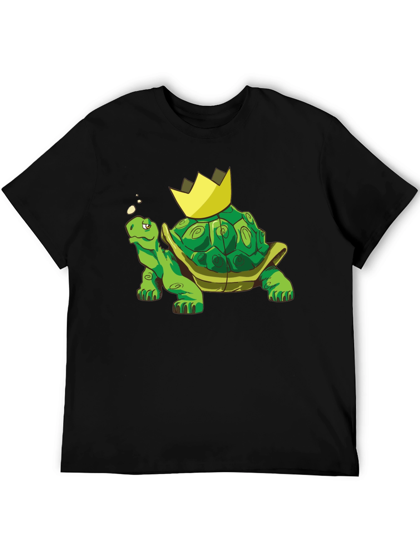 King Turtle T-Shirt - Cartoon Graphic Tee
