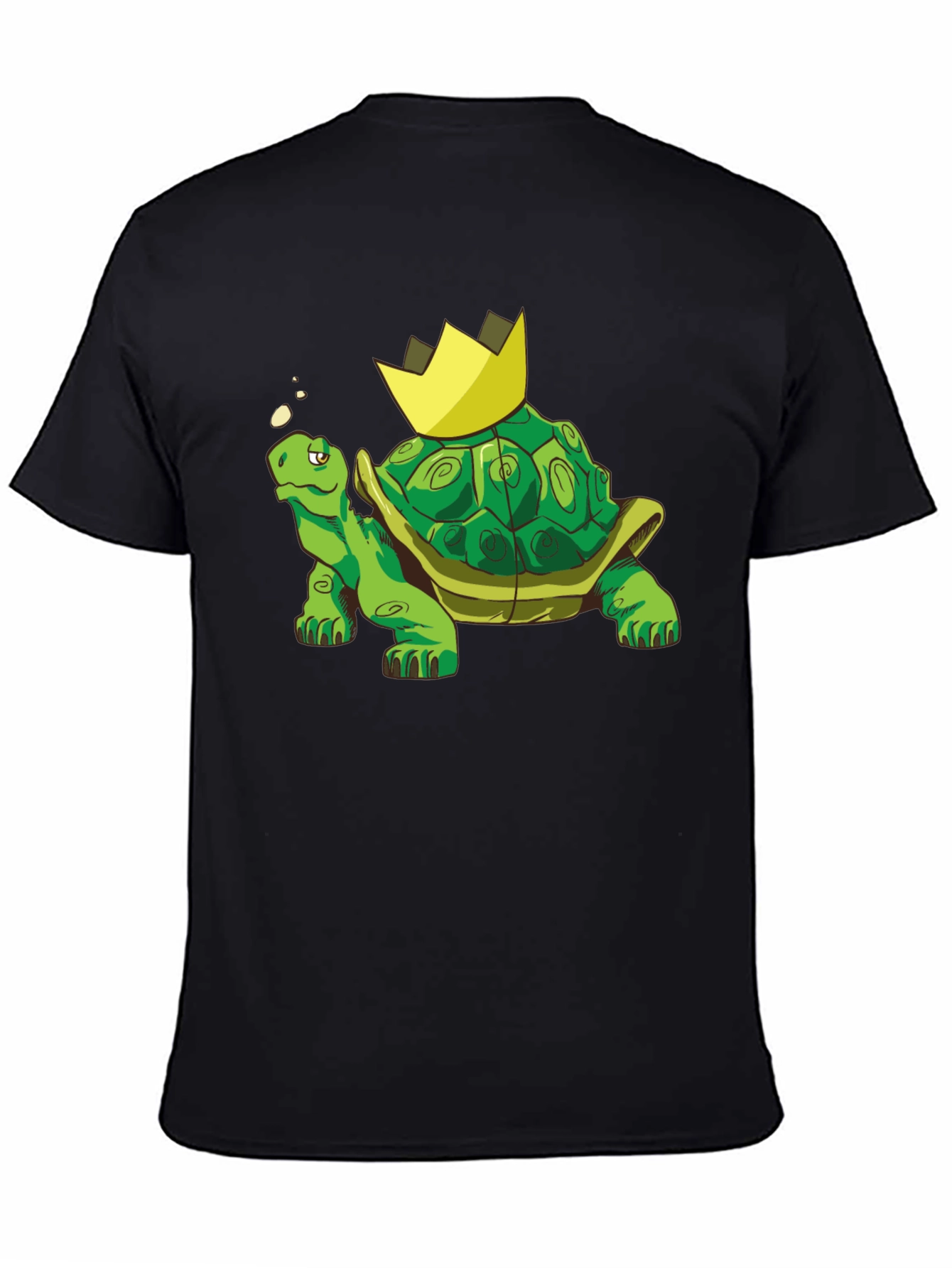 King Turtle T-Shirt - Cartoon Graphic Tee
