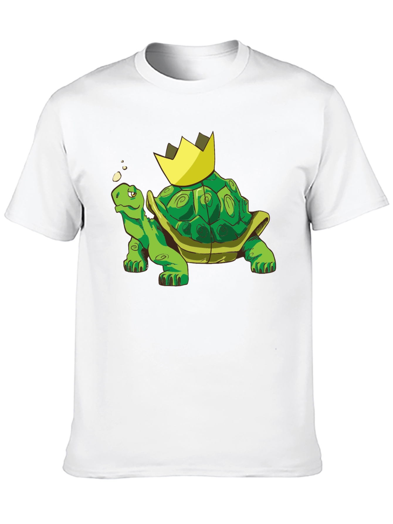 King Turtle T-Shirt - Cartoon Graphic Tee